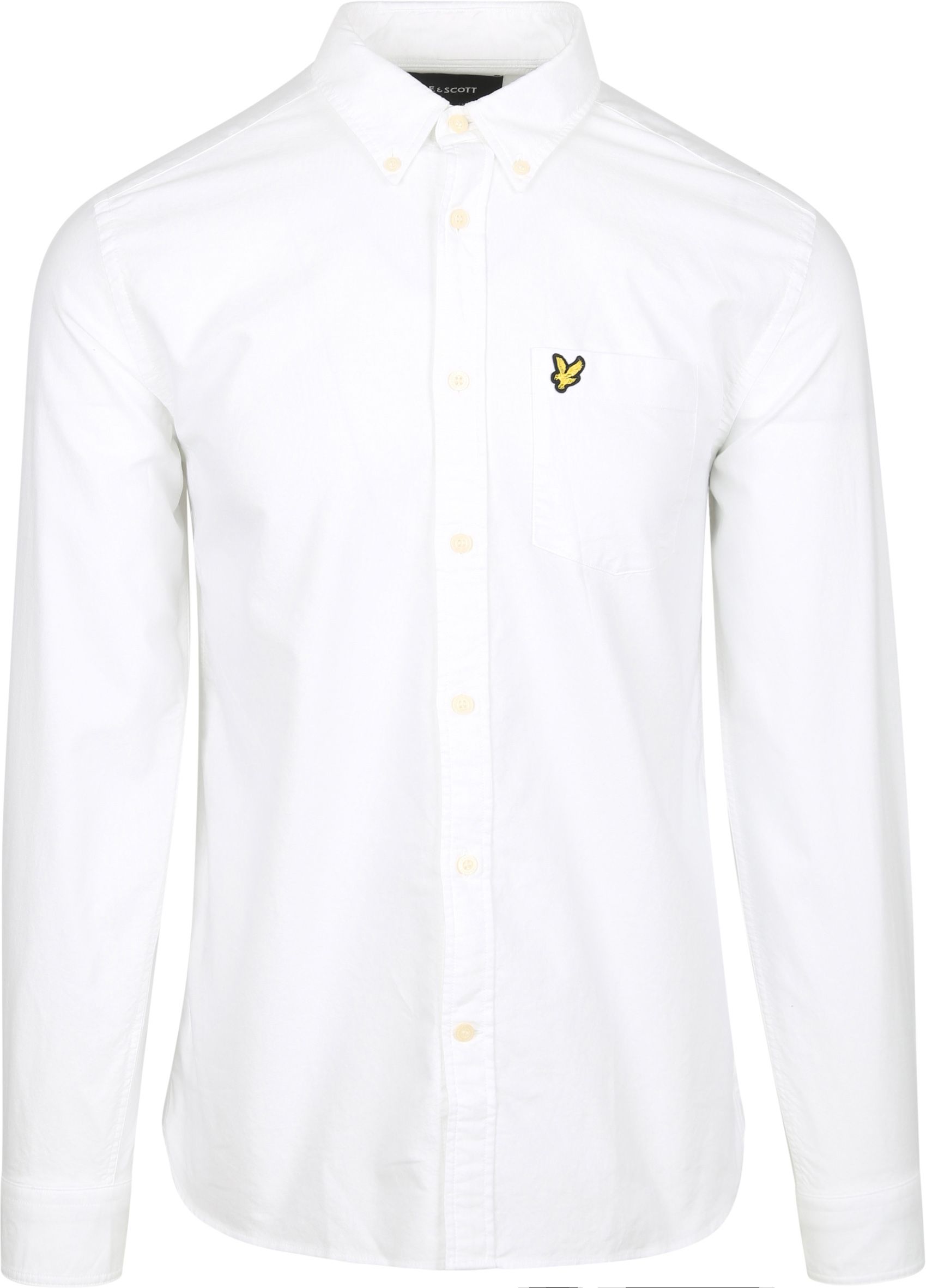 Lyle & Scott Skjorte Plain Oxford White LW2112V-626