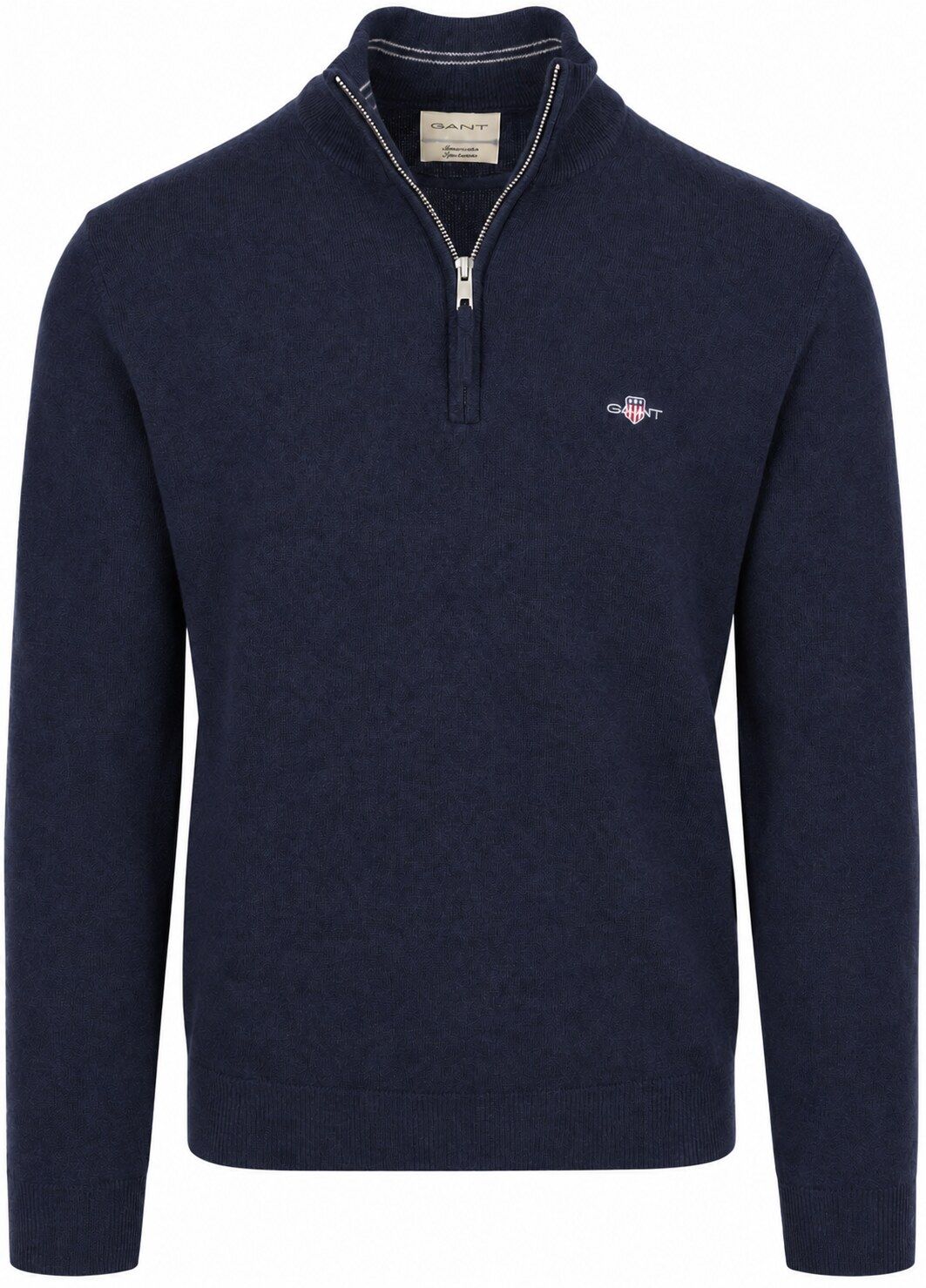 Gant Halfzip Lambswool Sweater Navy order online | 87313-410 | Suitable Italy