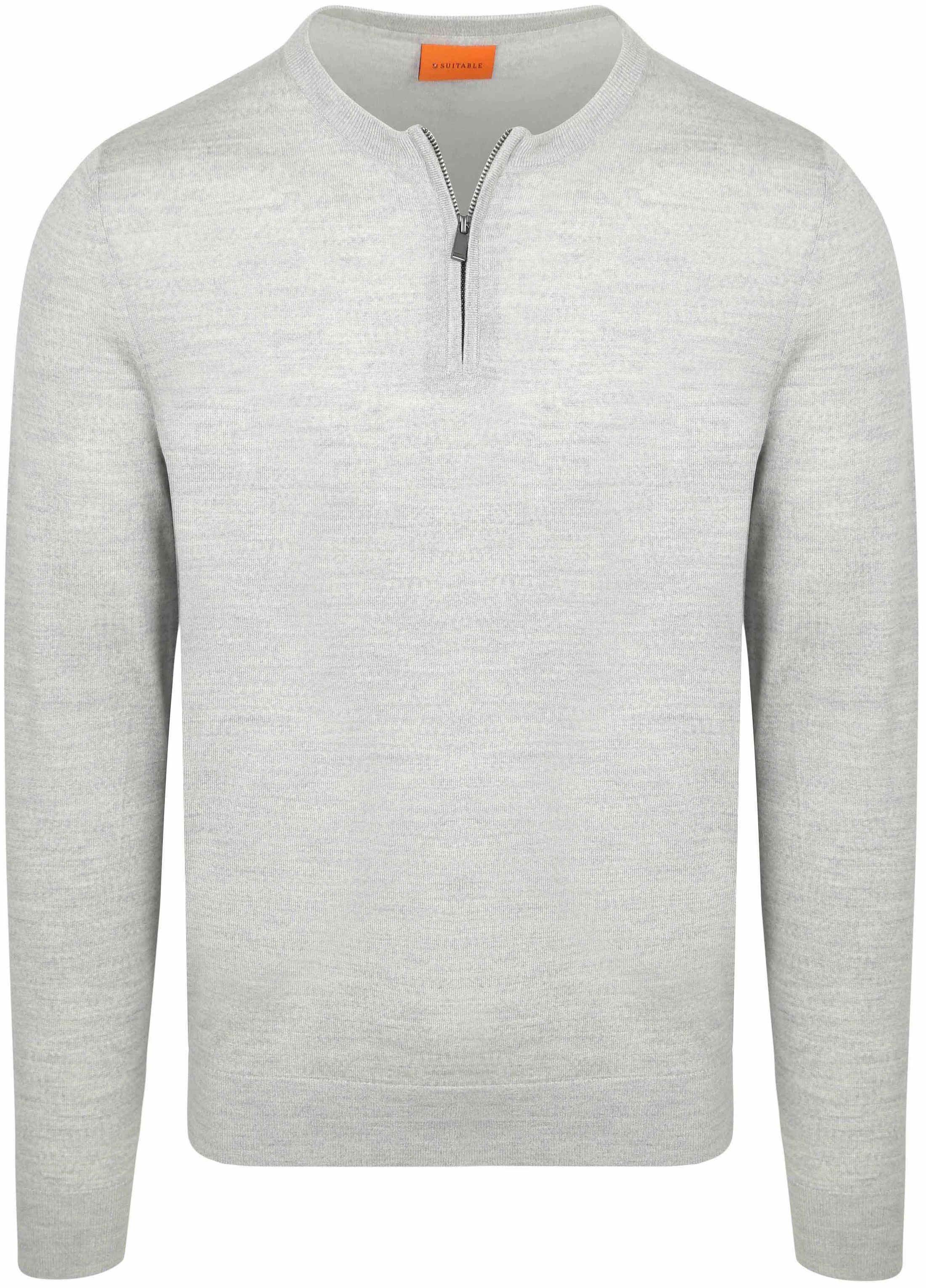 Køb Suitable Besætning Lynlås Merino Grå PU-MRI-CRZI-26 - 8M-0500 L grey | Suitable