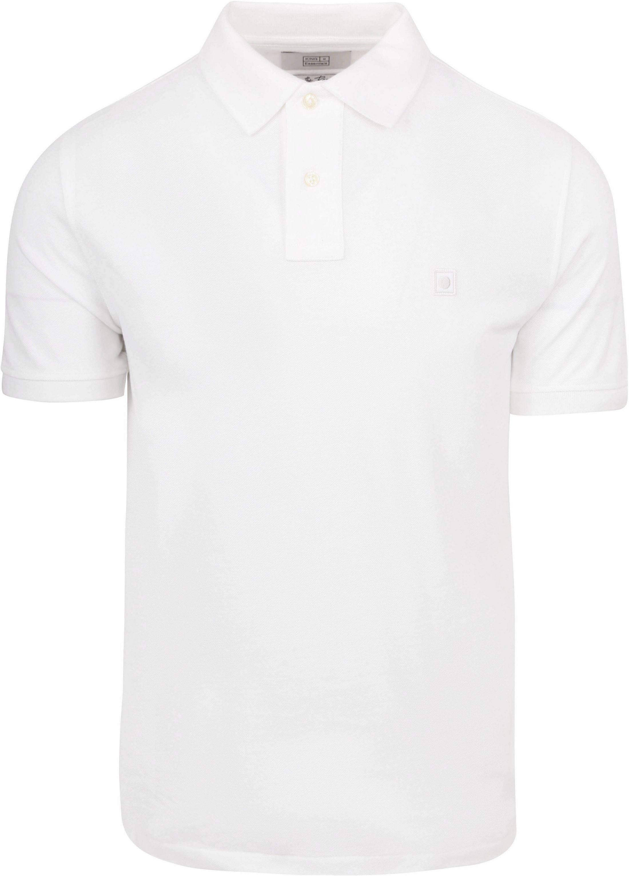 Køb KING Essentials The Rene Poloshirt Hvid KM111050003-W001T | Suitable
