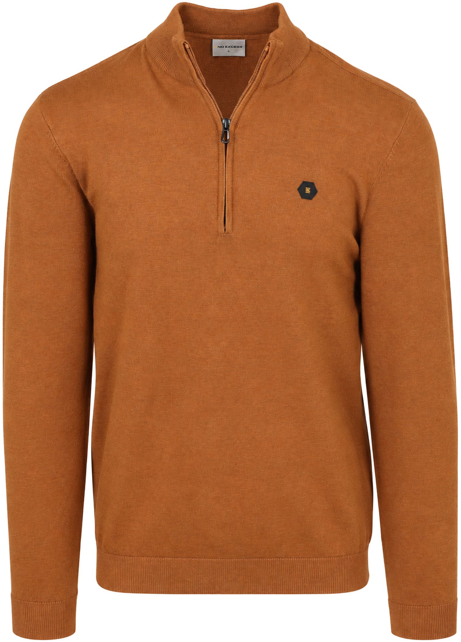 Køb No Excess Half-Zip Striktrøje Caramel 33210895SN-048 | Suitable