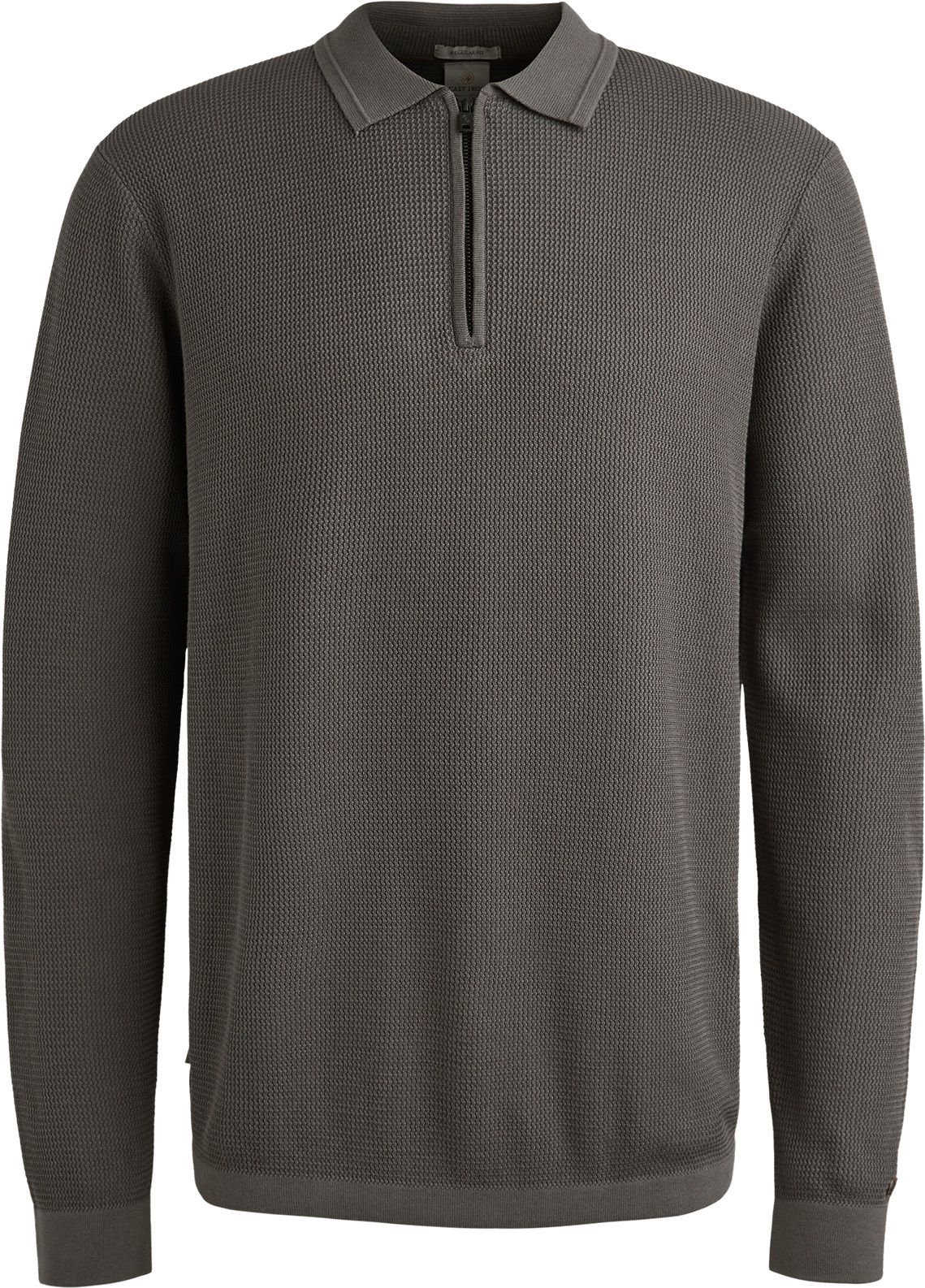 Cast Iron Longsleeve Half-Zip Polo Structure Anthrazit CPS2509822-9133 kaufen | Suitable