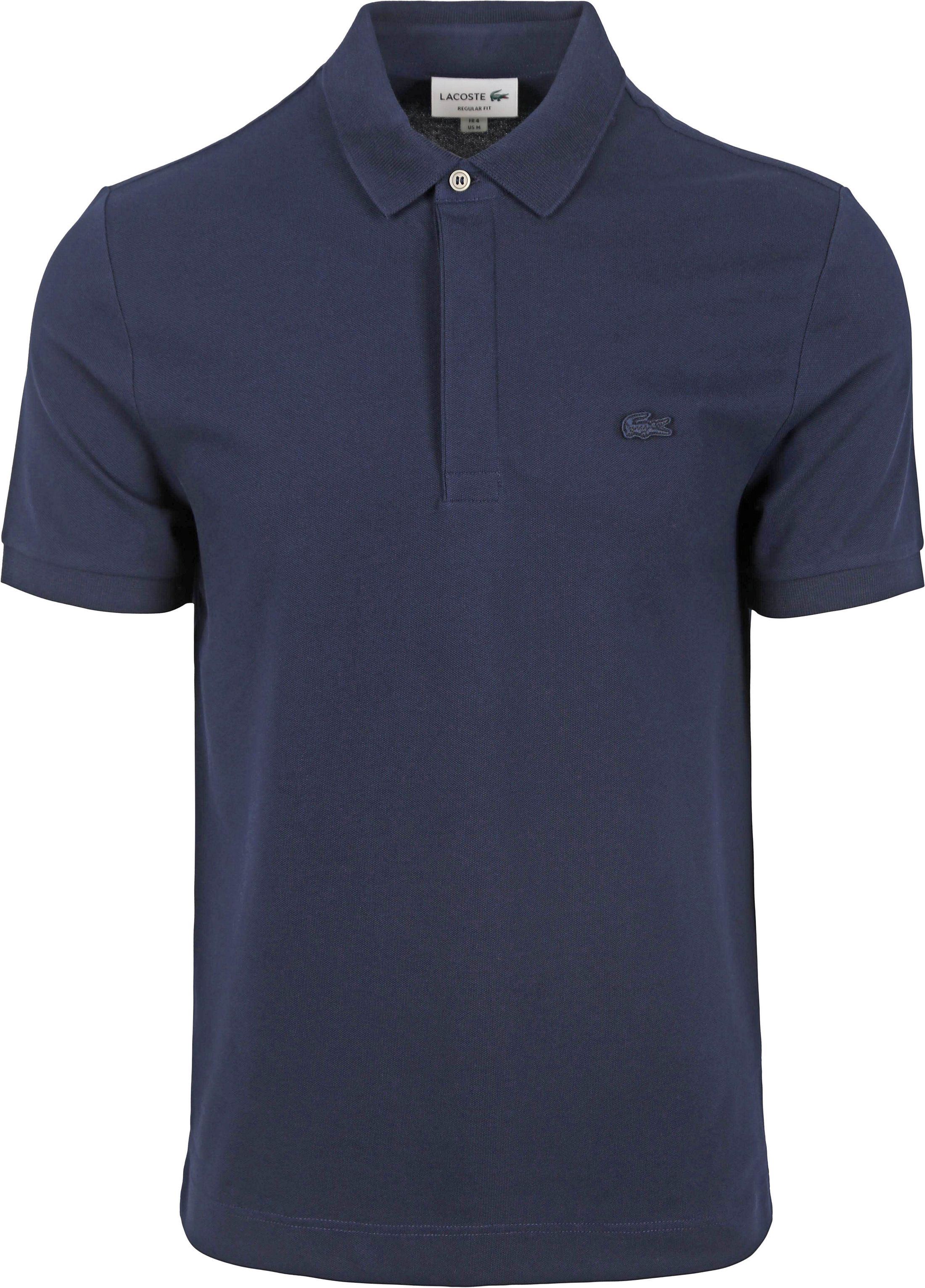 Lacoste Poloshirt Paris Pique Navy PH5522-166 kopen | Suitable