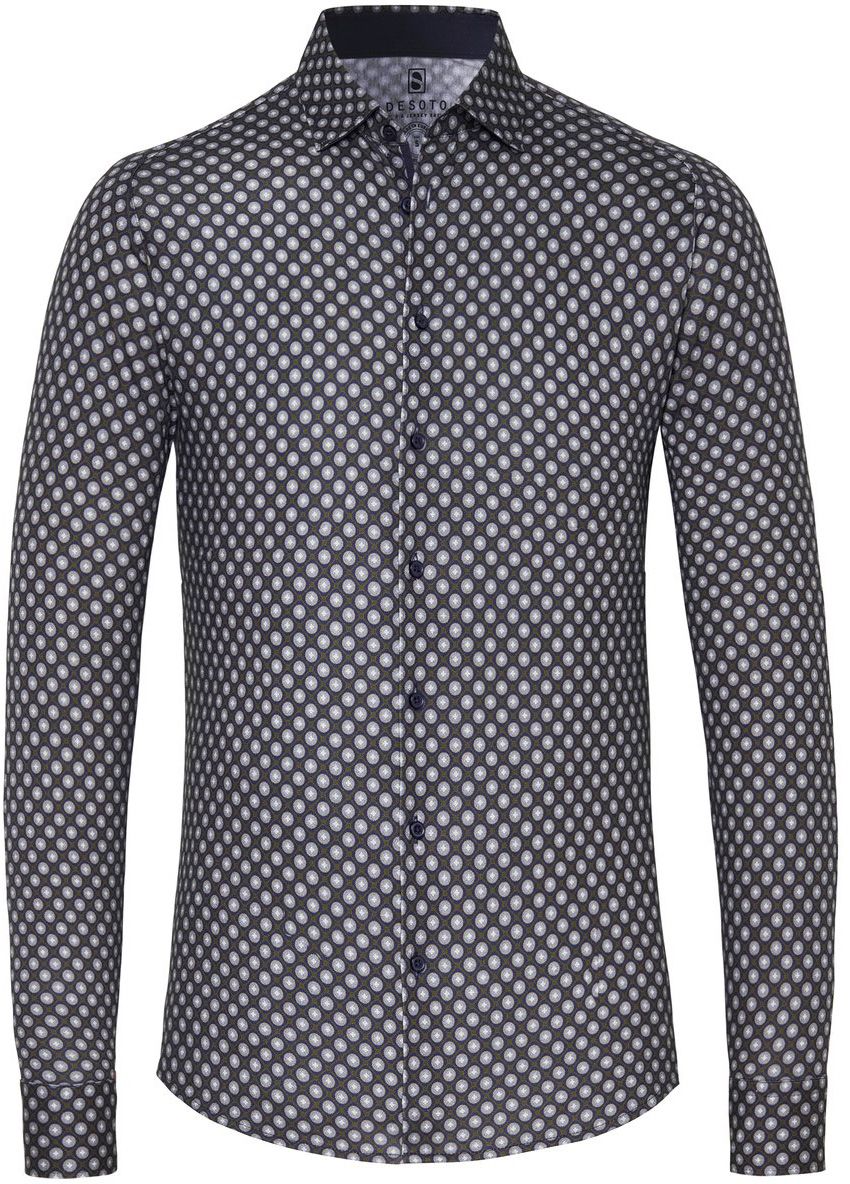 Desoto Shirt Print Dark Green order online | 51328-3-631 | Suitable Slovakia