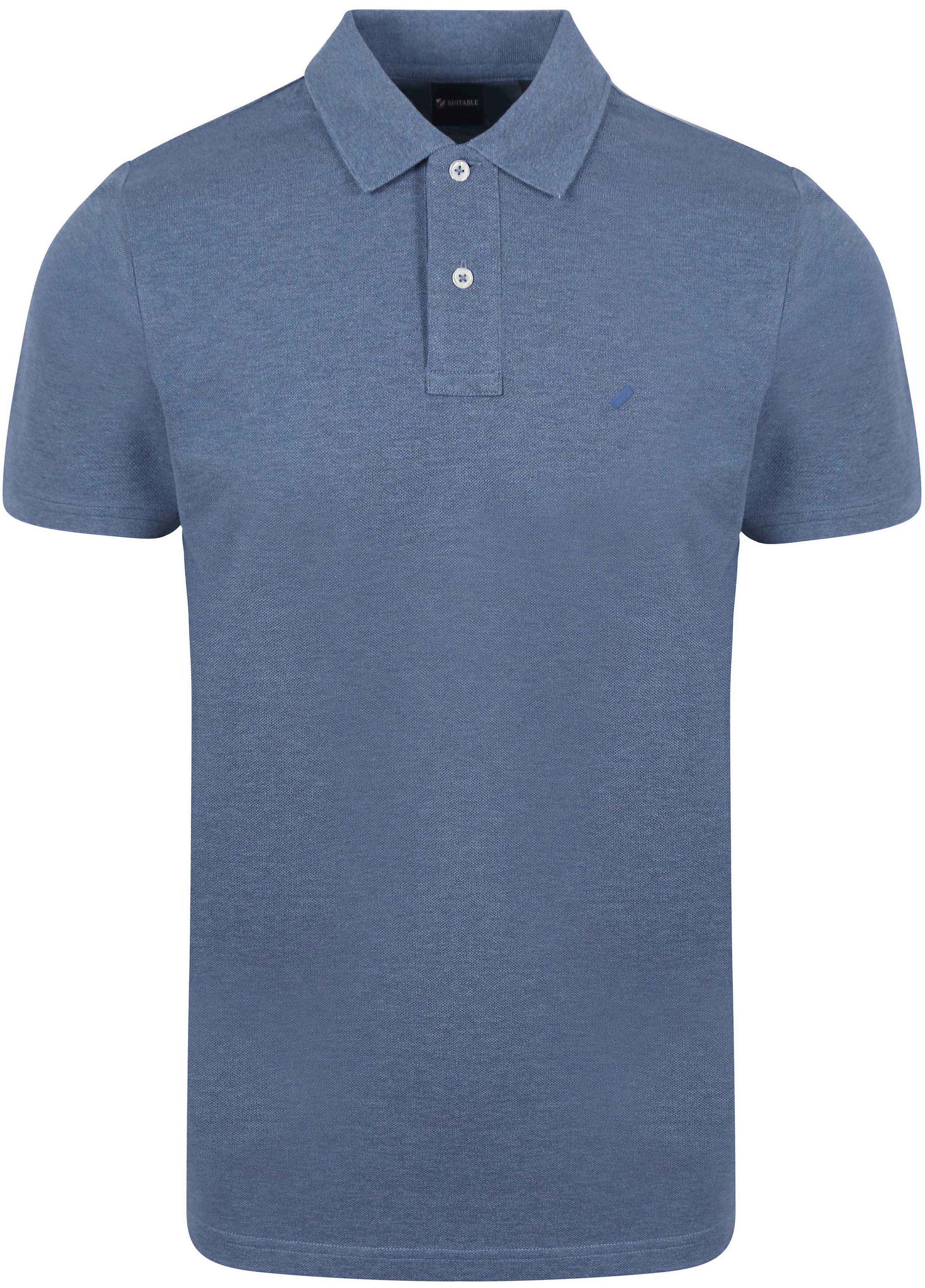 Garnér stil med denne poloshirt fra Suitable i blåt SPE24108FA63ST-268