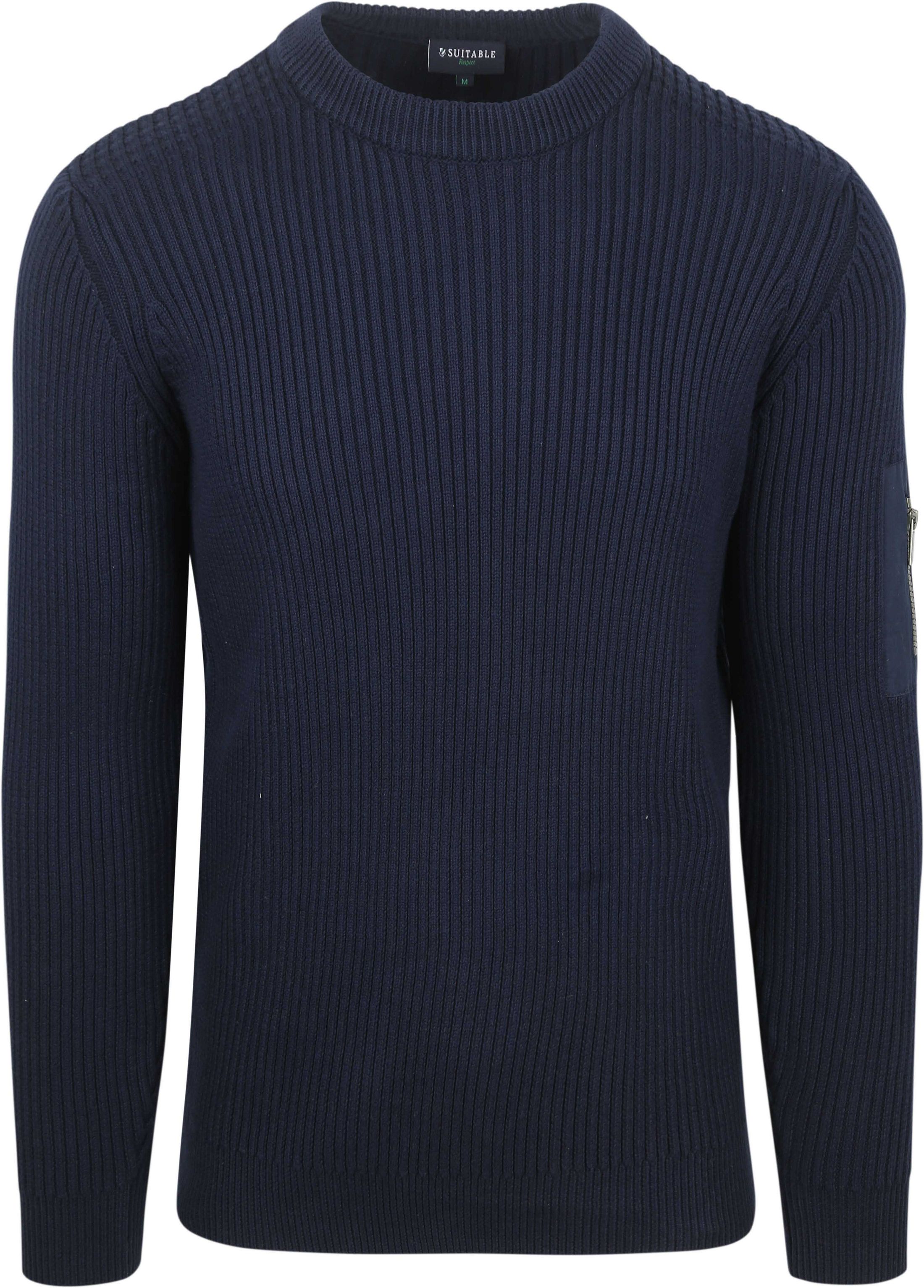 Suitable Sweter Niebieski RSP-PUMOUCREW-NA 