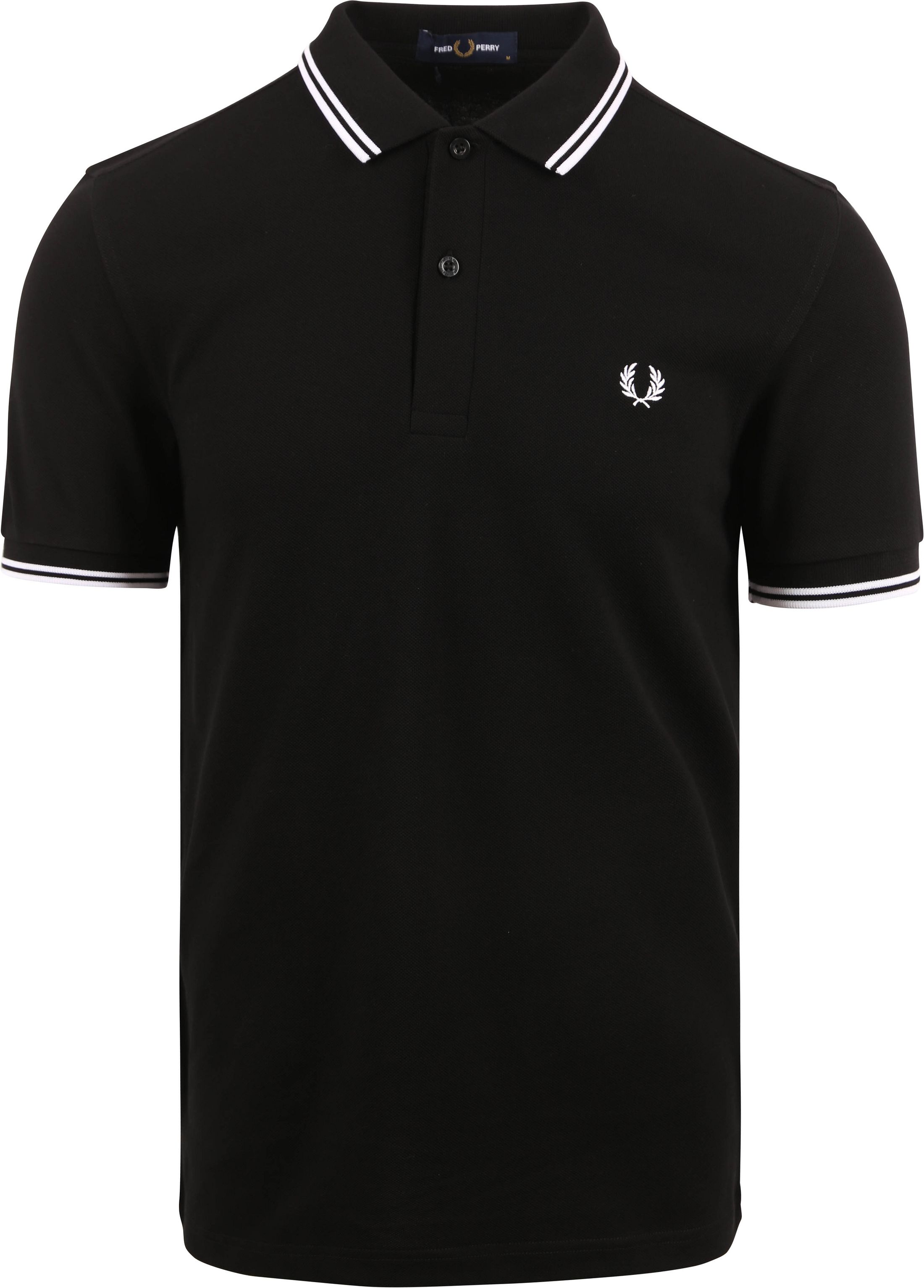 Fred Perry Polo Svart 350 M3600-350
