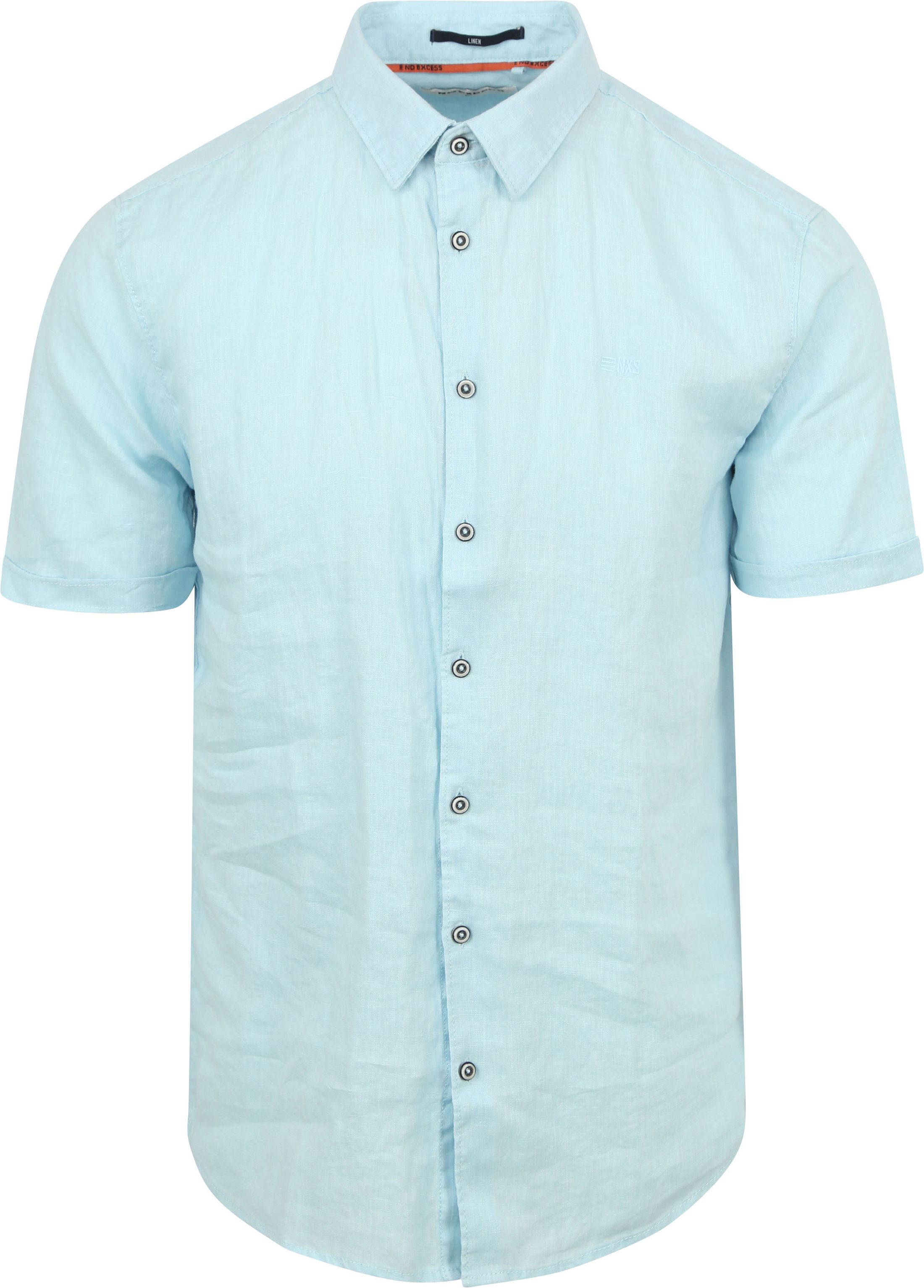 No Excess Short Sleeve Hemd Leinen Hellblau kaufen | 23480336SN-151 | Suitable