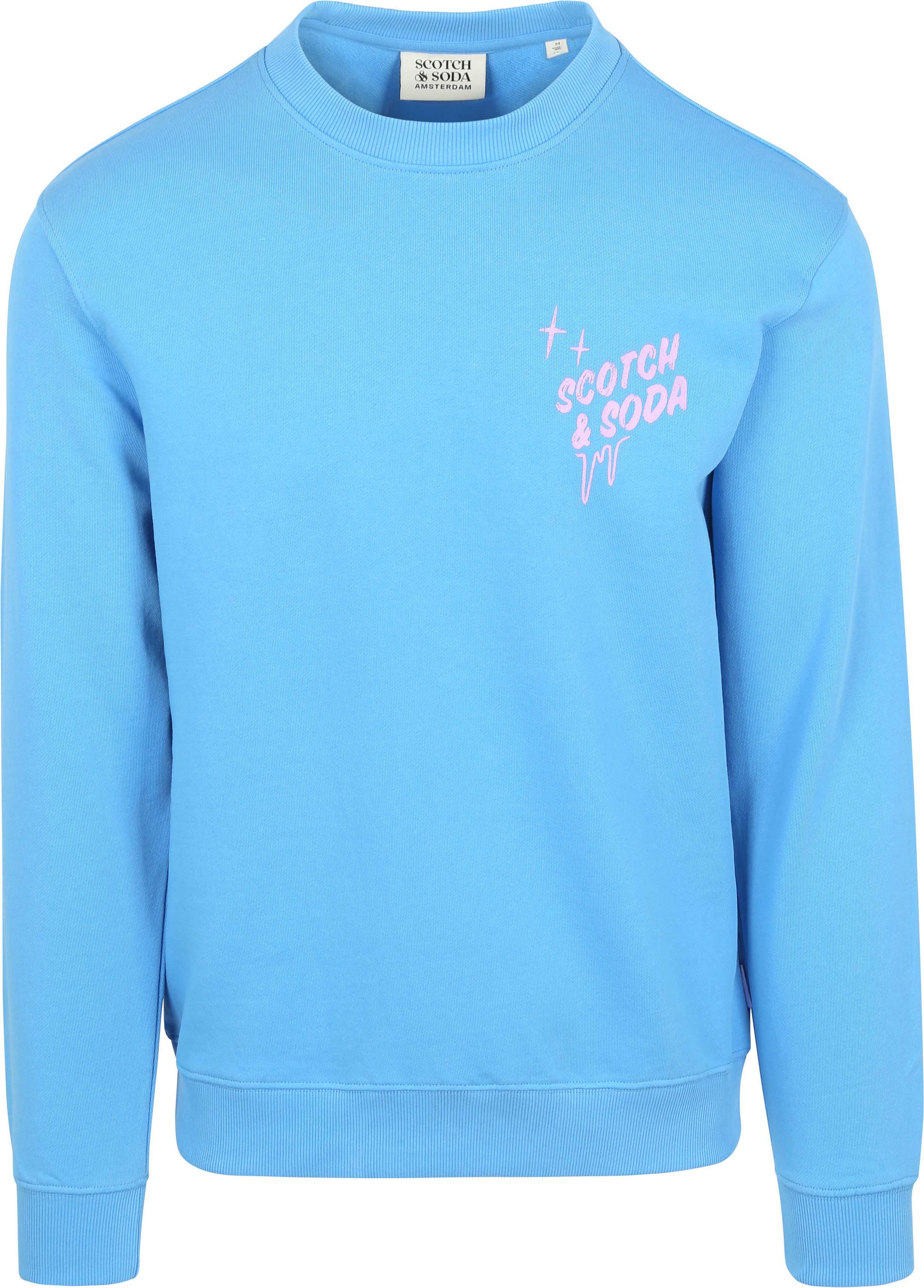 Scotch and Soda Sweter Niebieski 180073-410 