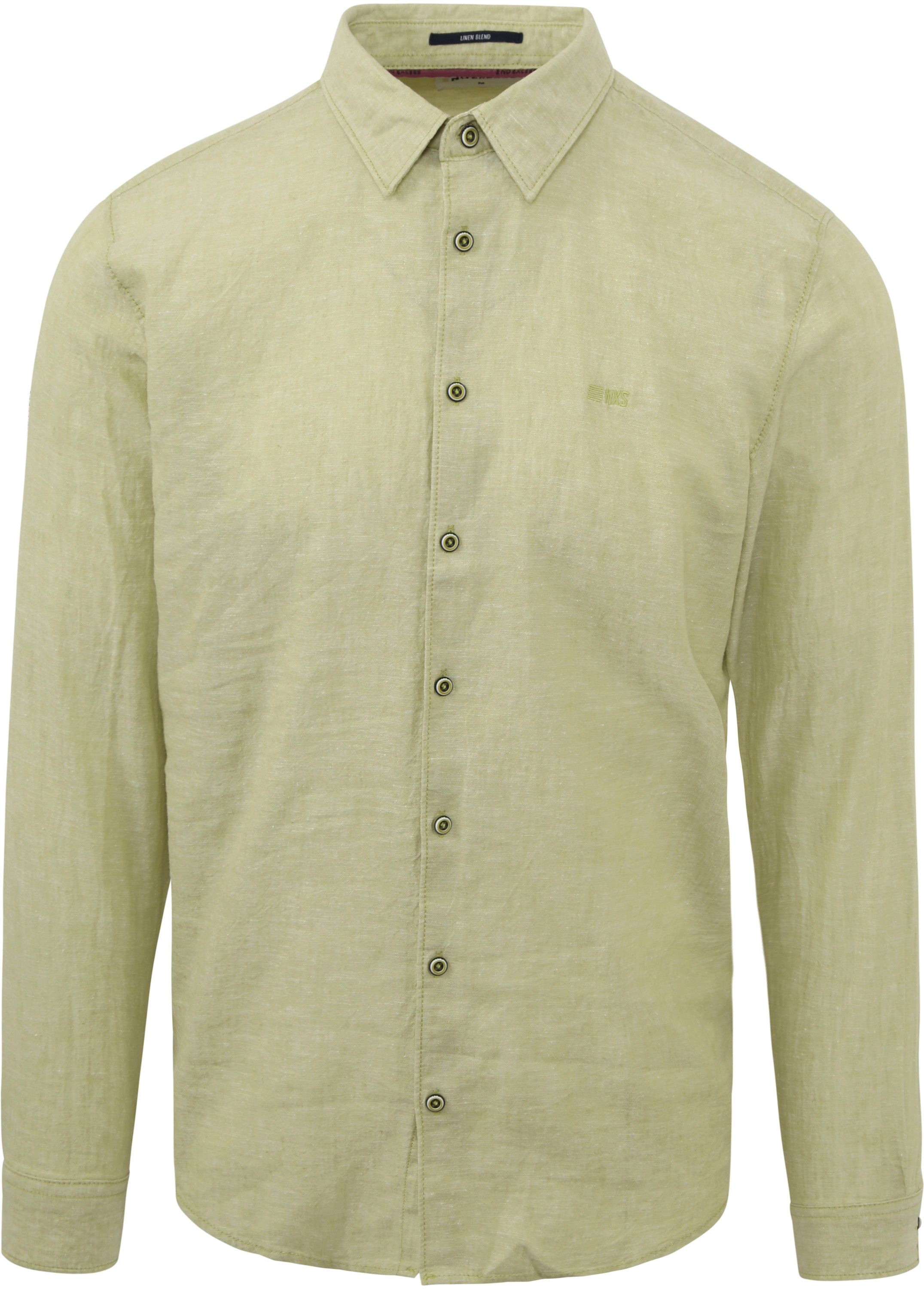 Køb No Excess Skjorte i Grønt Linned 19470215-051 | Suitable
