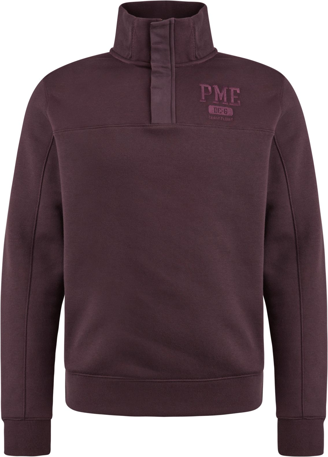 PME Legend Halvknaps Zip-trøje Bordeaux PSW2310462-8200