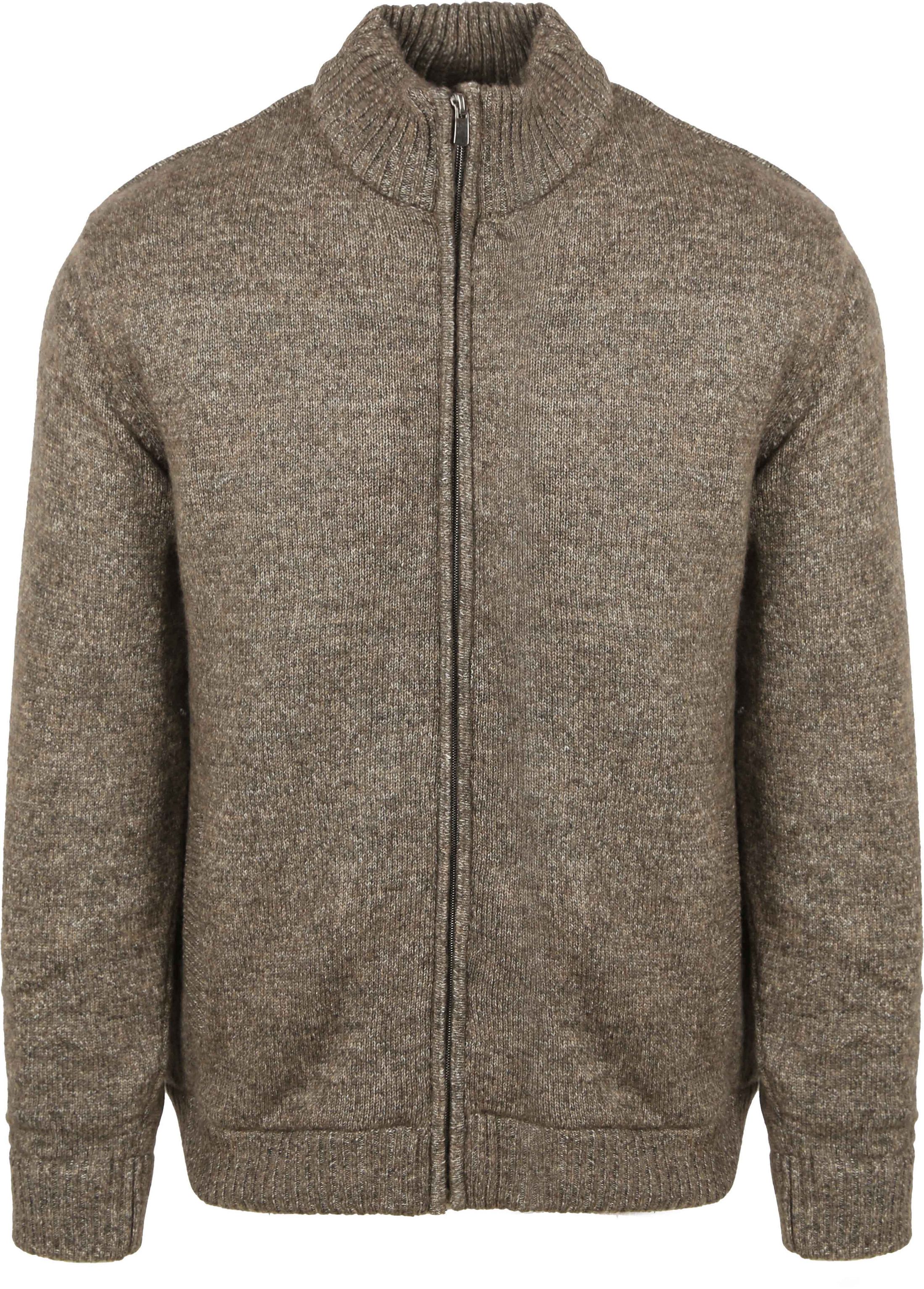 Steppin' Out Vest Melange Grønn Brun CAR-SO-ZIP-MELANGE-25-02