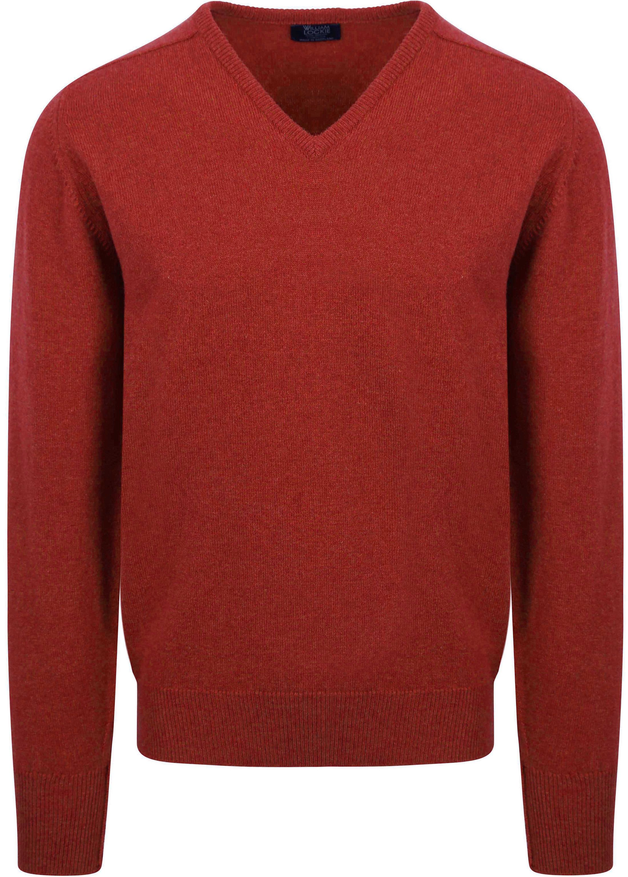 William Lockie Sweter Czerwony 7092HV DF 110 Dubonnet 