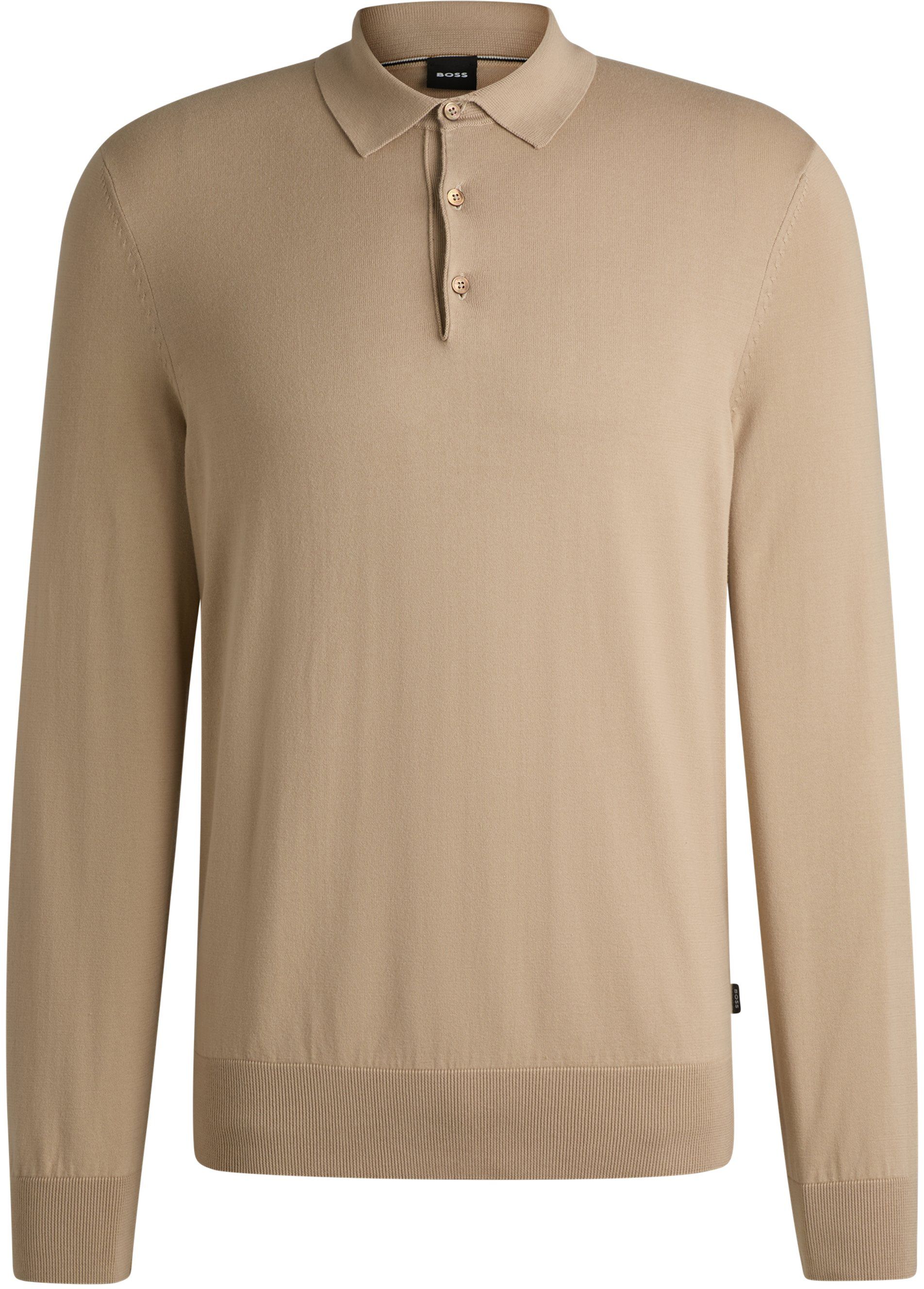 BOSS Gemello langærmet Polo Beige 50506025-275