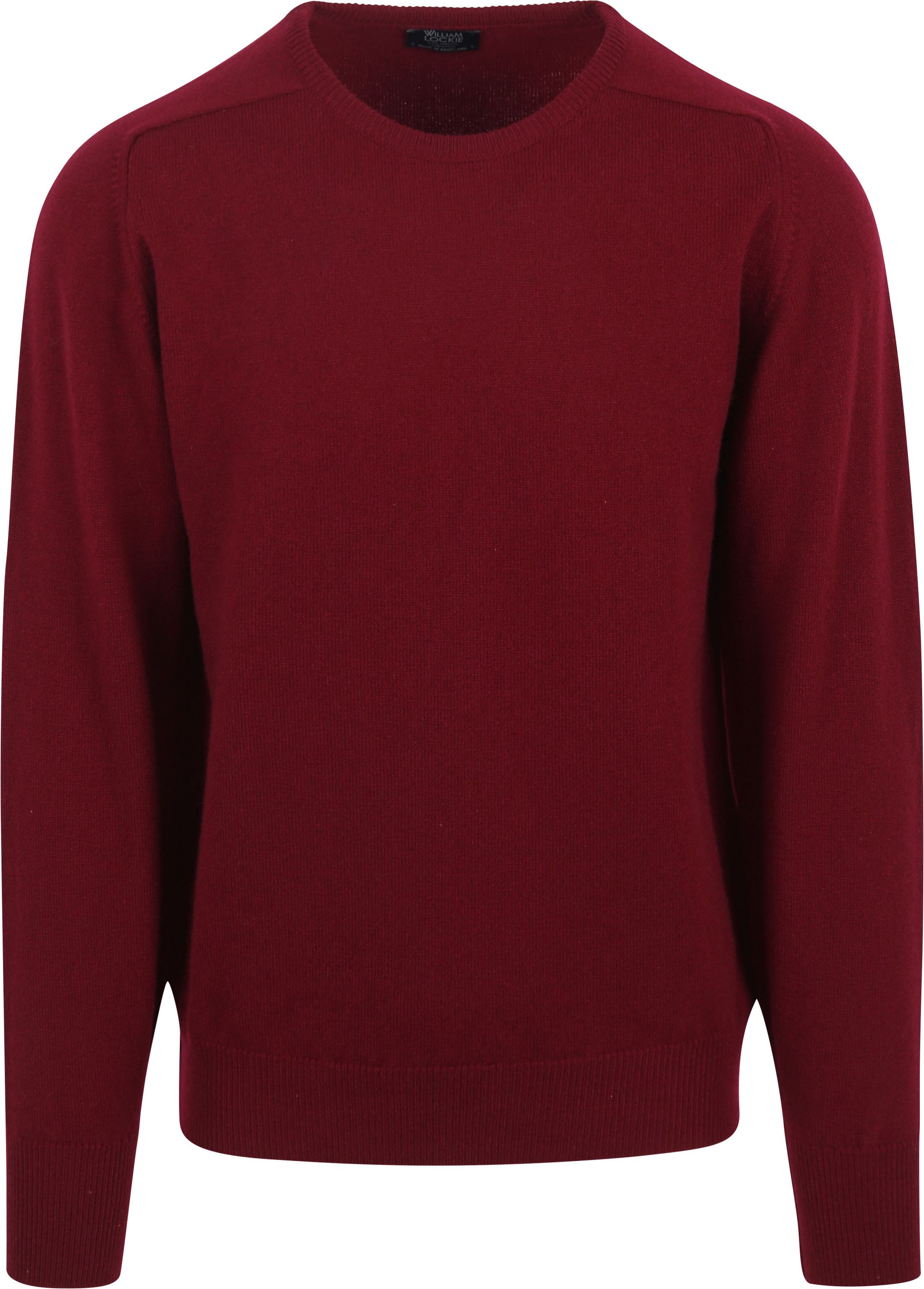 William Lockie Sweter Czerwony 7097DF-6 Bordeaux 