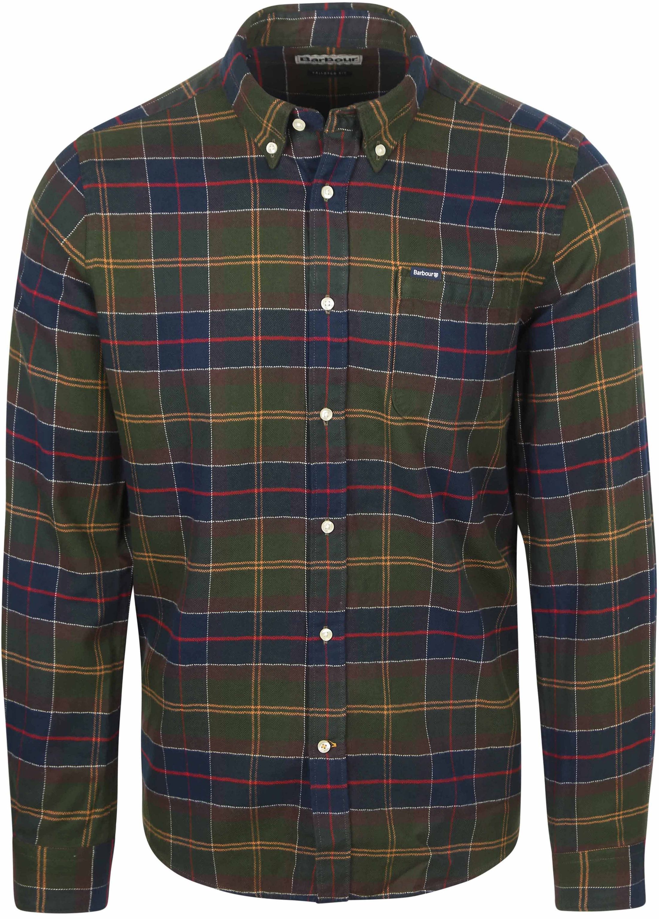 Barbour Kyeloch Skjorte Rutet Mørkegrøn MSH5014-TN11