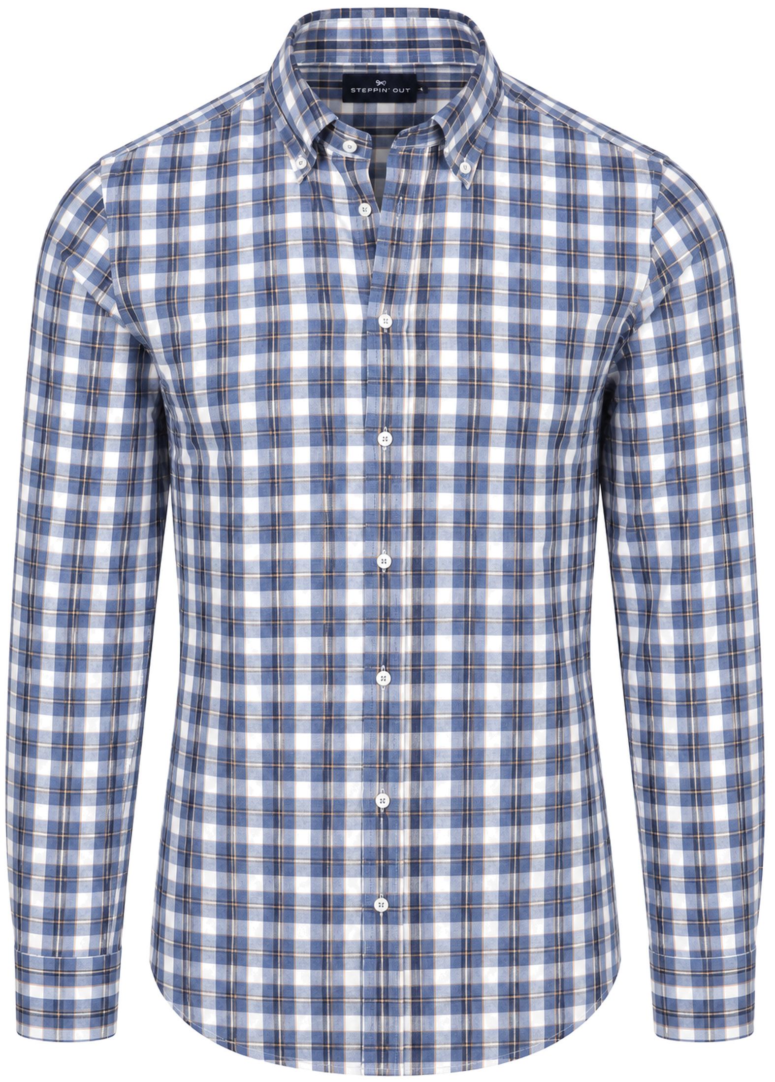 Steppin' Out Shirt Checked Blue SO-SH-BD-CHK-001 order online | Suitable