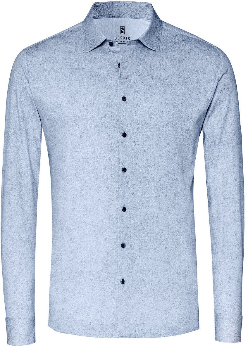 DESOTO Hemd Flanell-Melange Hellblau kaufen | 78228-3-531 | Suitable