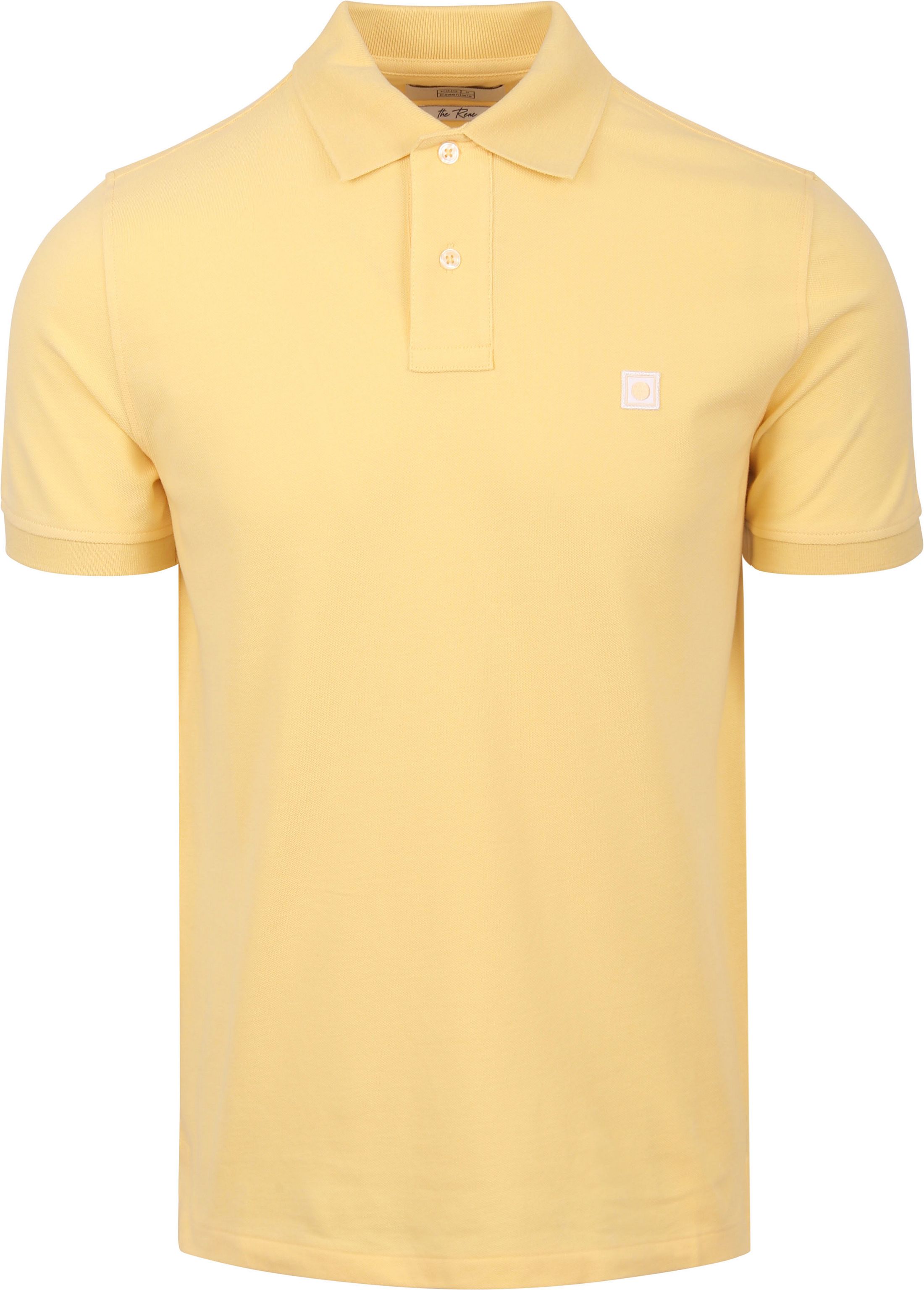 KING Essentials Polo Żółty KM111050003-Y010T 