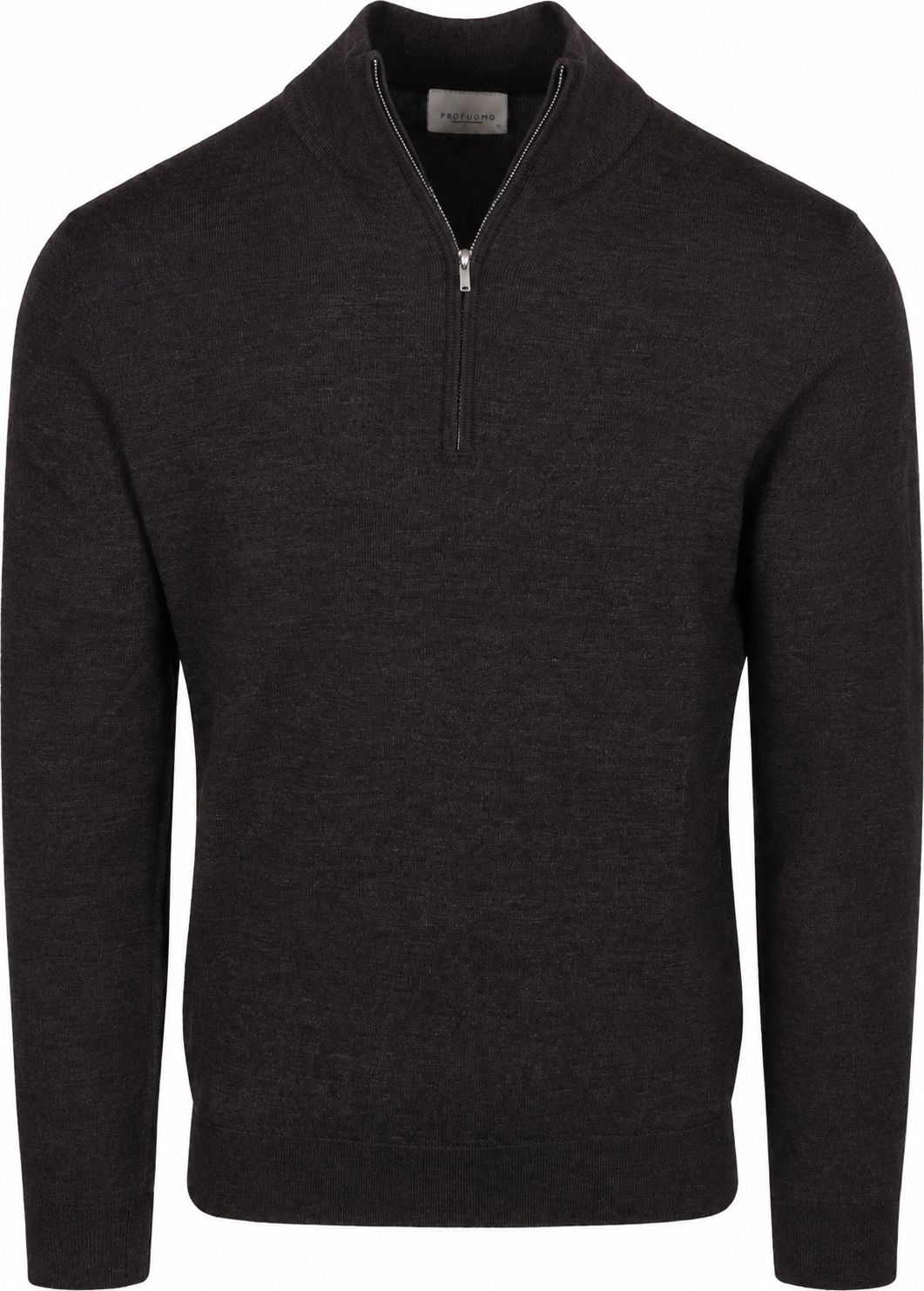 Profuomo Half Zip Pullover Merinowol Donkerbruin PP2J00014C-H2 kopen | Suitable