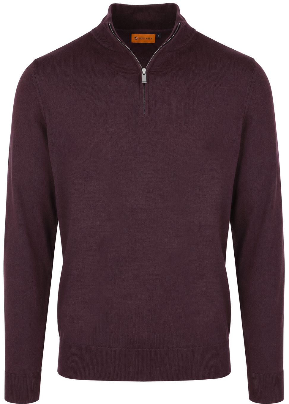 Suitable Merino Half Zip Pullover Burgundy kaufen | Suitable