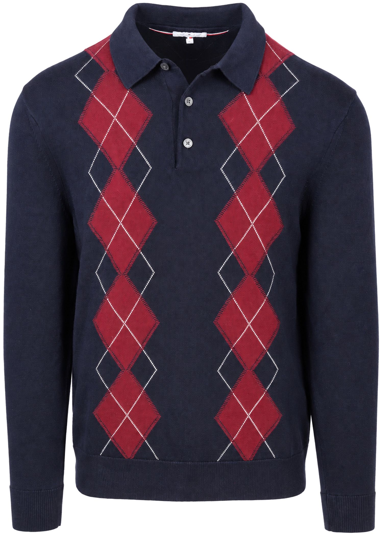 Tommy Hilfiger Long Sleeve Poloshirt Checks MW0MW44776-DW5 kopen | Suitable