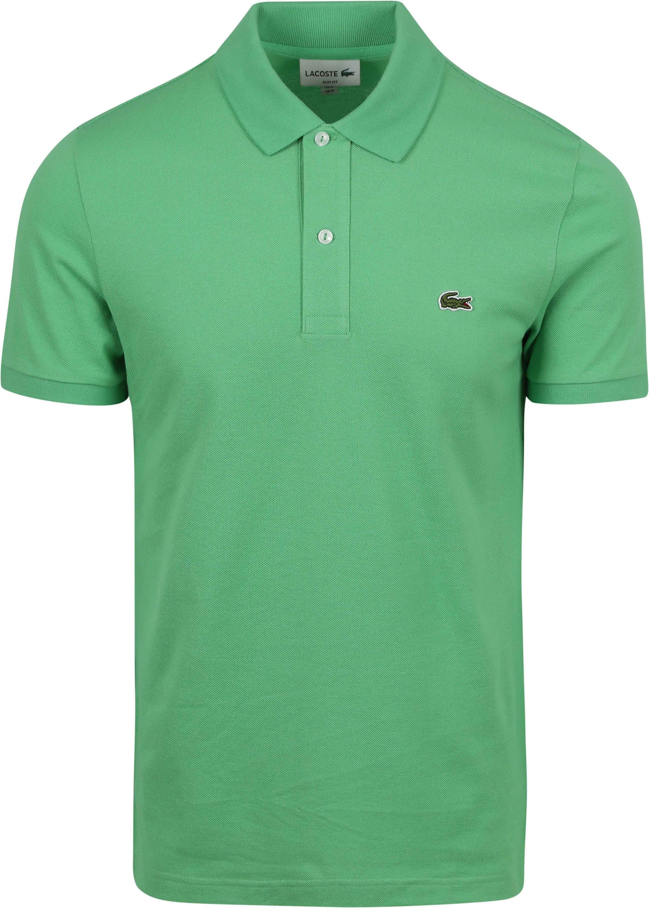 Lacoste Poloskjorte Pique Midt Grønn PH4012-UYX