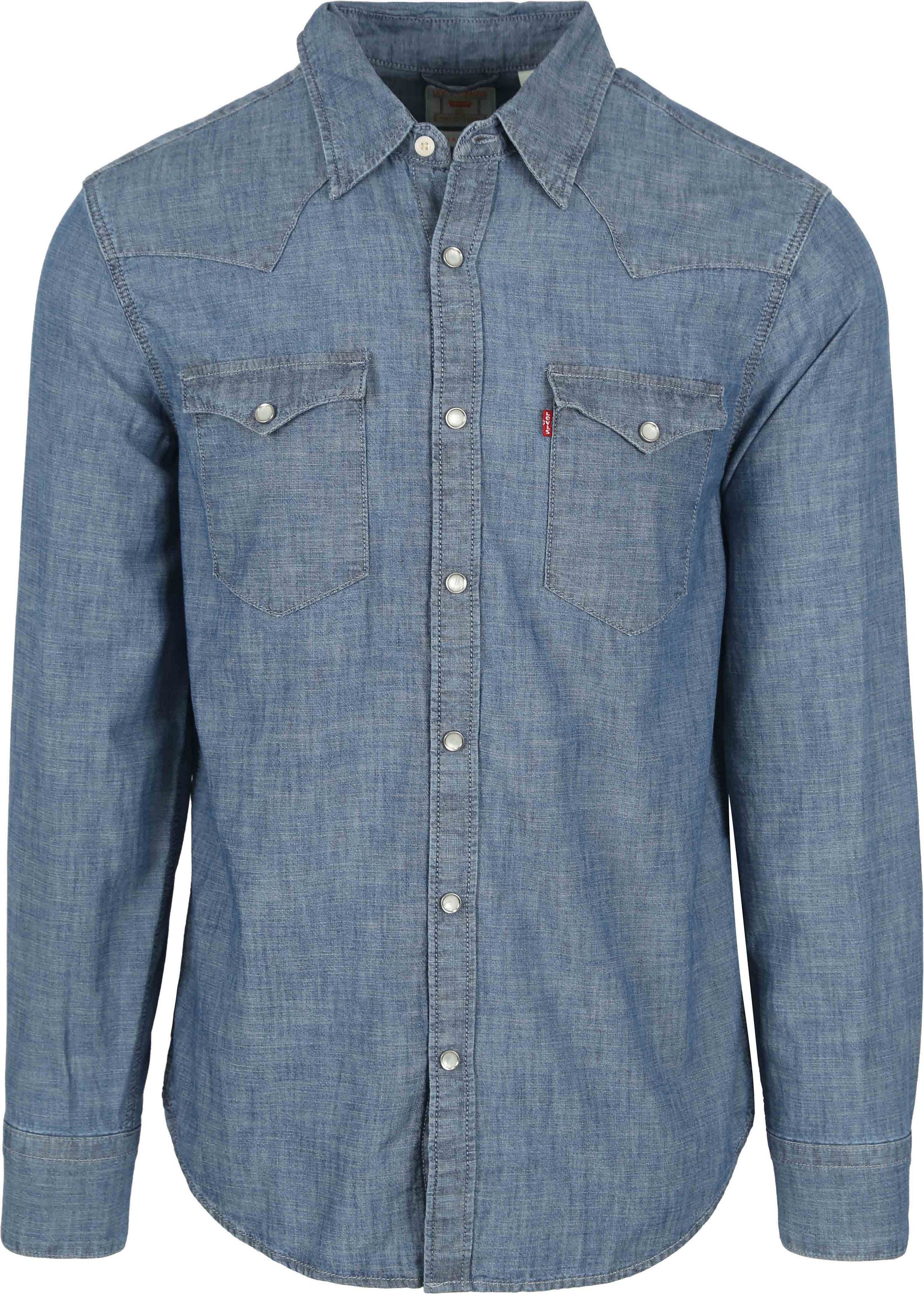 Levi's Barstow Western Skjorta Mörkblå 85744-0067