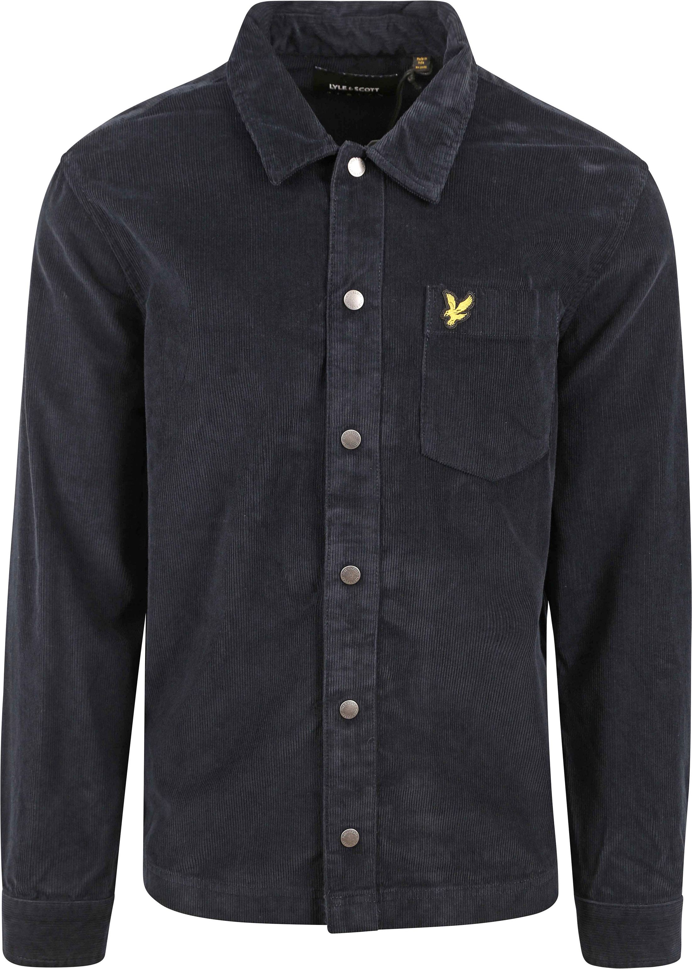 Køb Lyle and Scott Overshirt I Bløde Fløjlsmaterialer, Marineblå LW1905V-Z271 | Suitable