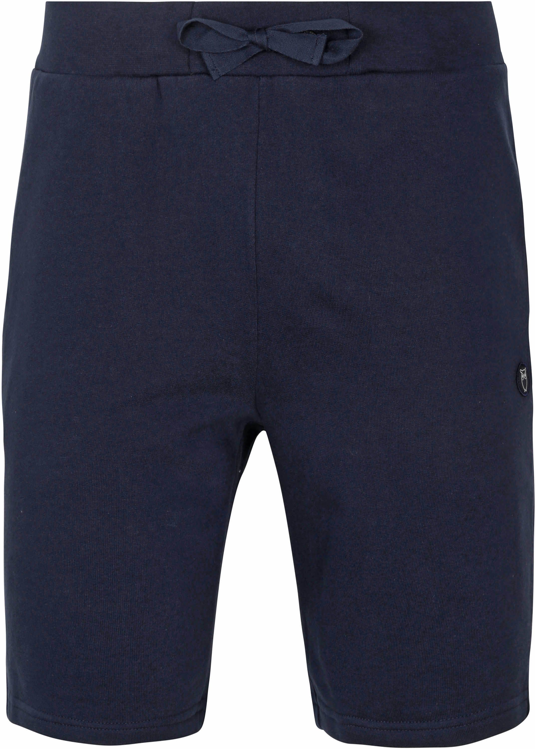 KnowledgeCotton Apparel Teak Sweat Shorts Mörkblå 50234-1001