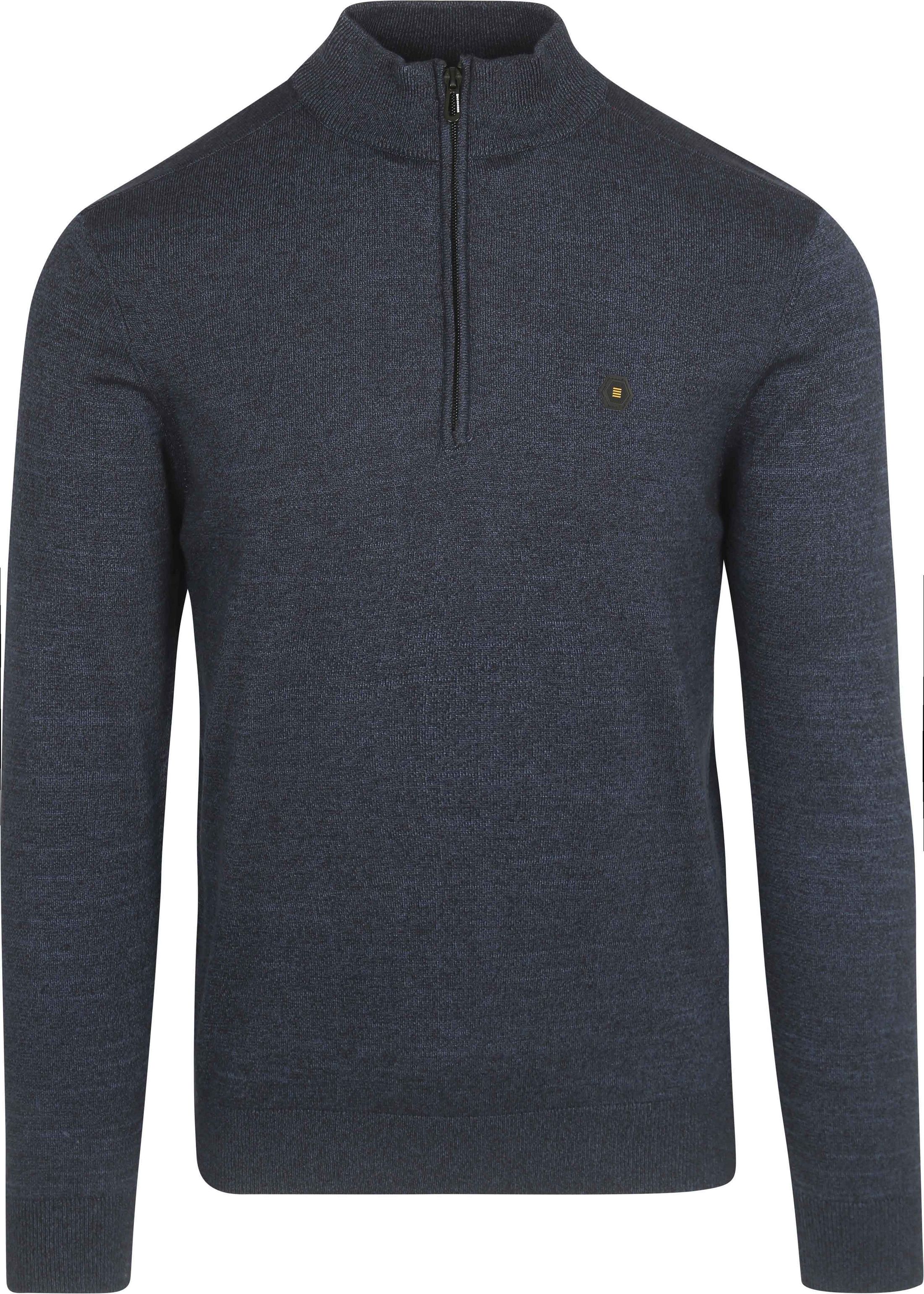 No Excess Half Zip Tröja Marinblå N2185-037