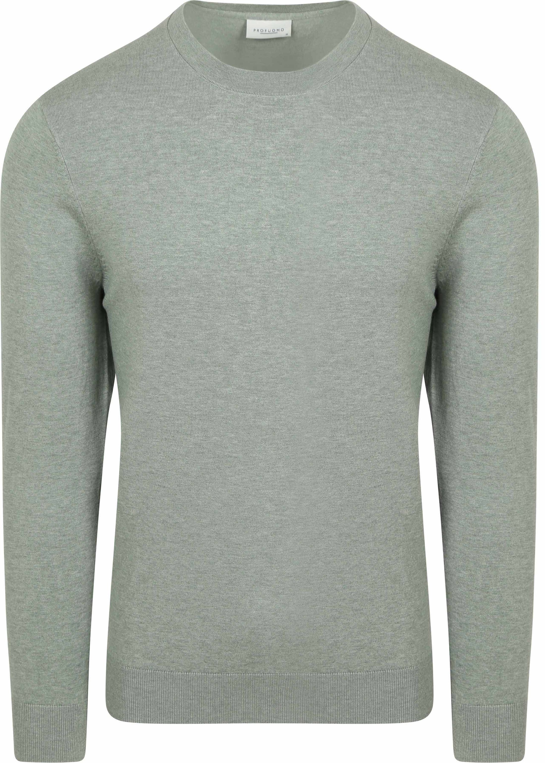 Profuomo Pullover Luxury Basic Groen PPWJ10001E-Z kopen | Suitable
