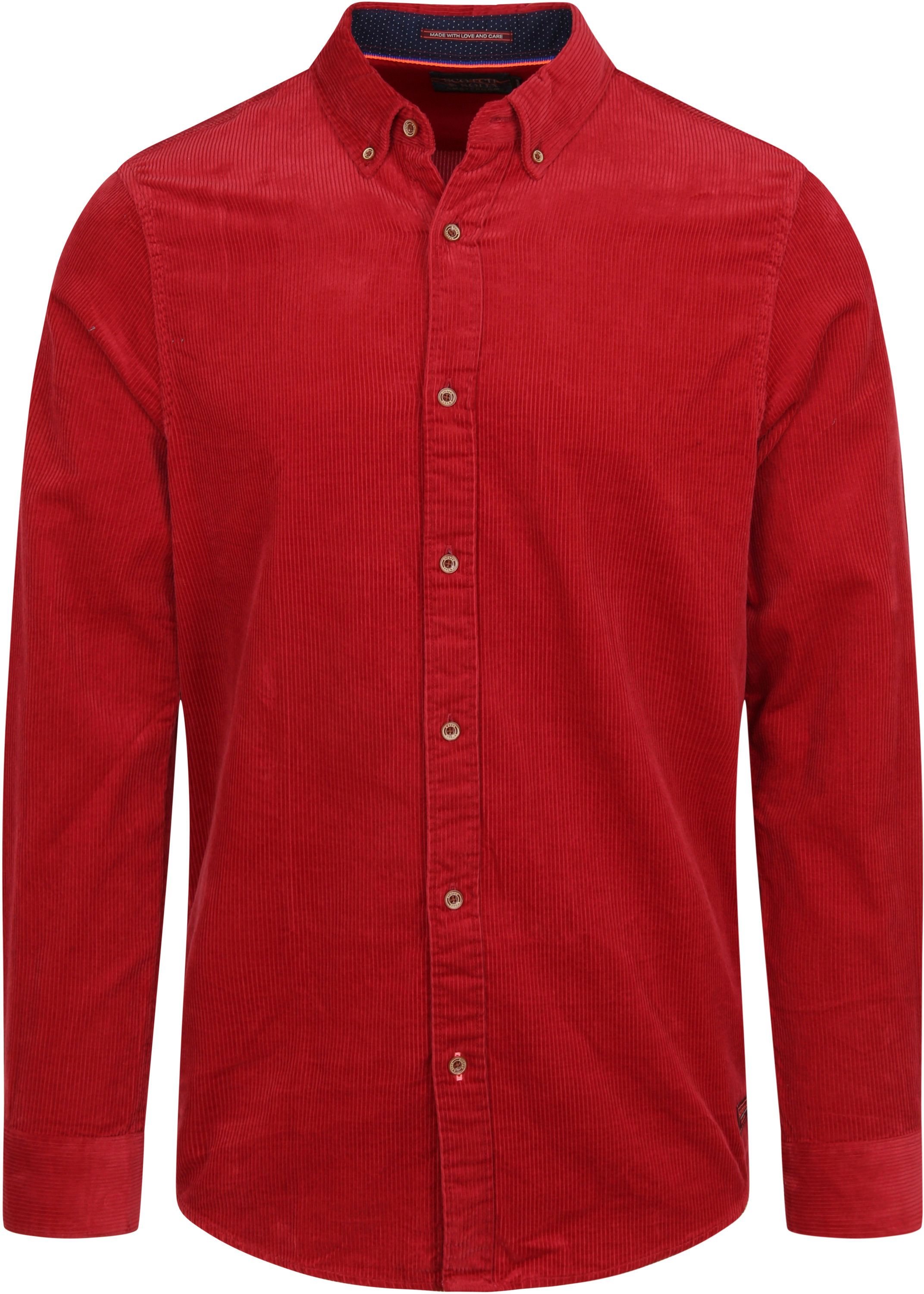 Scotch and Soda Hemd Corduroy Rot 169061 kaufen | Suitable