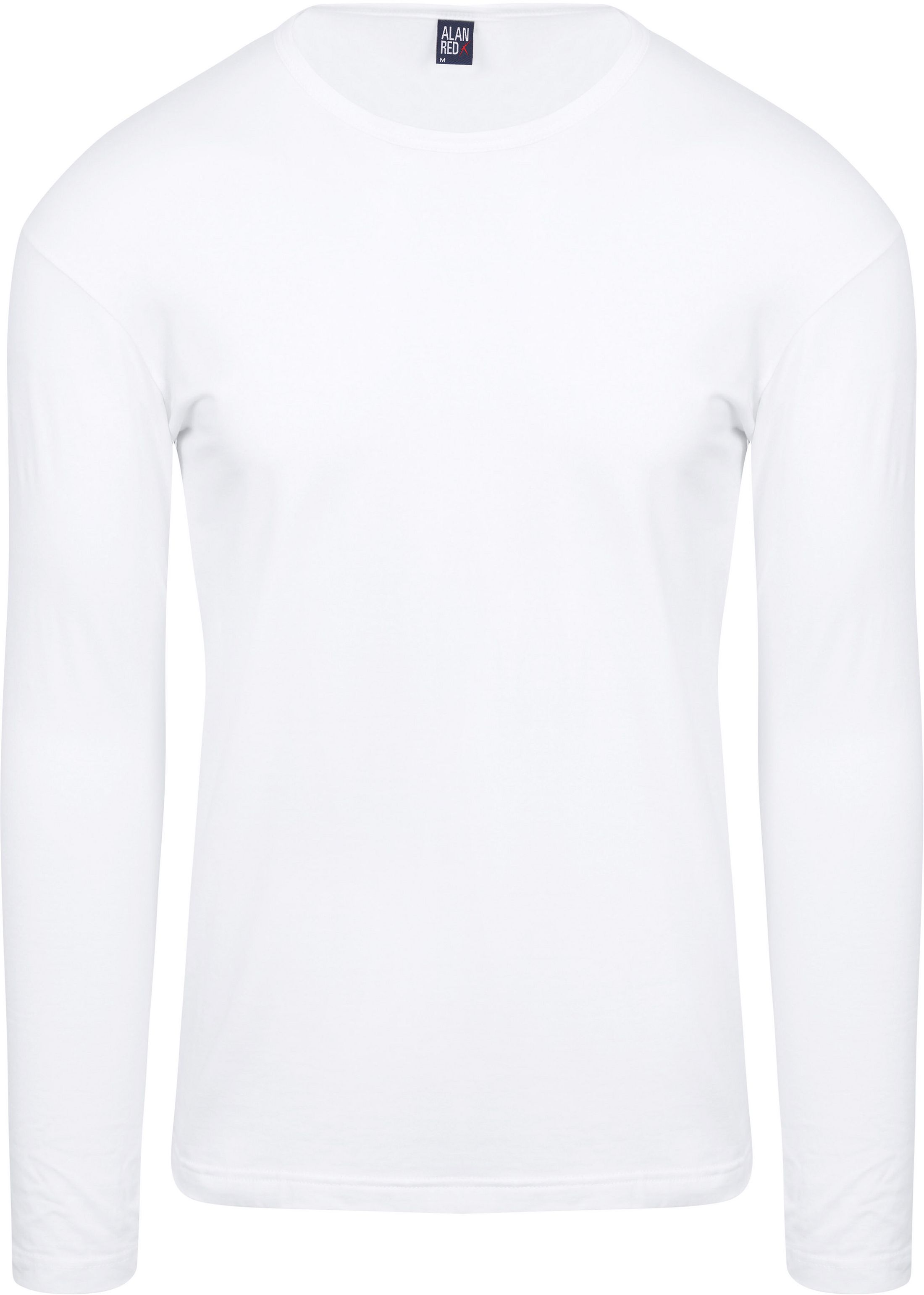 Alan Red T-Shirt Longsleeve Olbia 7804/2P/01 Olbia White