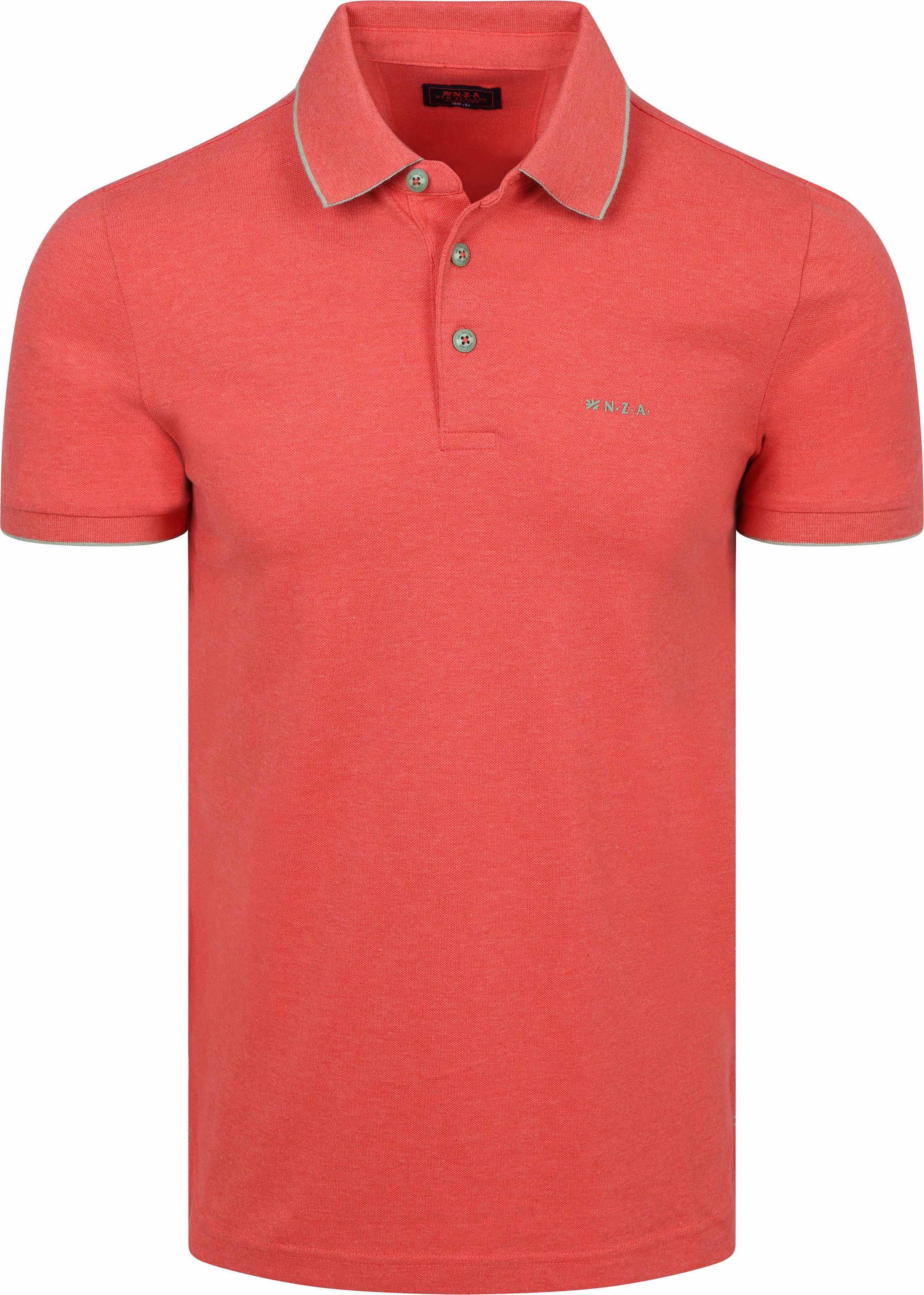 NZA Henley-Piqué-Polo Rot kaufen | Suitable