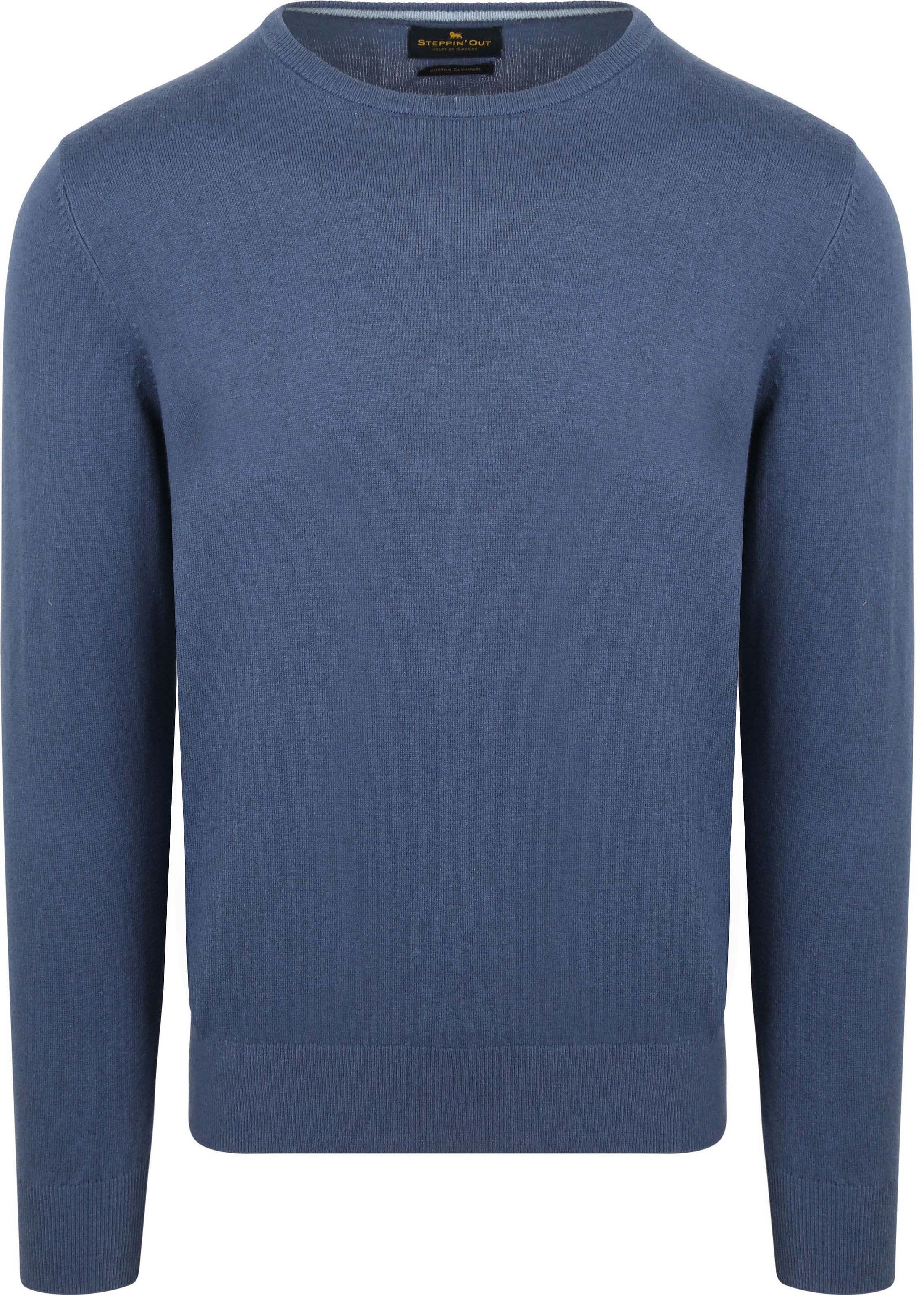 Steppin' Out Sweter Niebieski PU-O-COCASH-STEPP-INDIGO / SM1202.0001-2300 