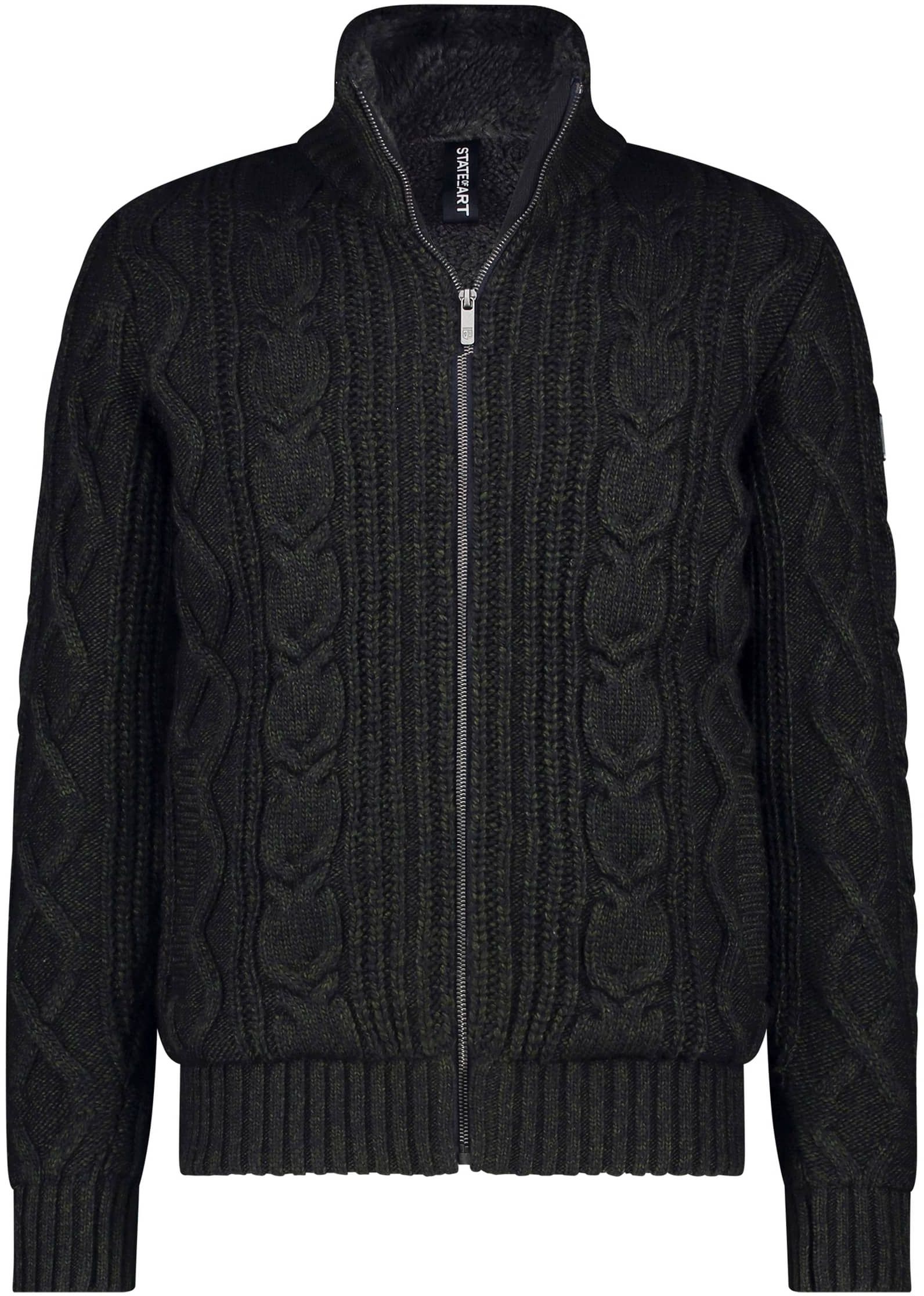 State of Art Chaqueta de punto Verde 16124049-3998 