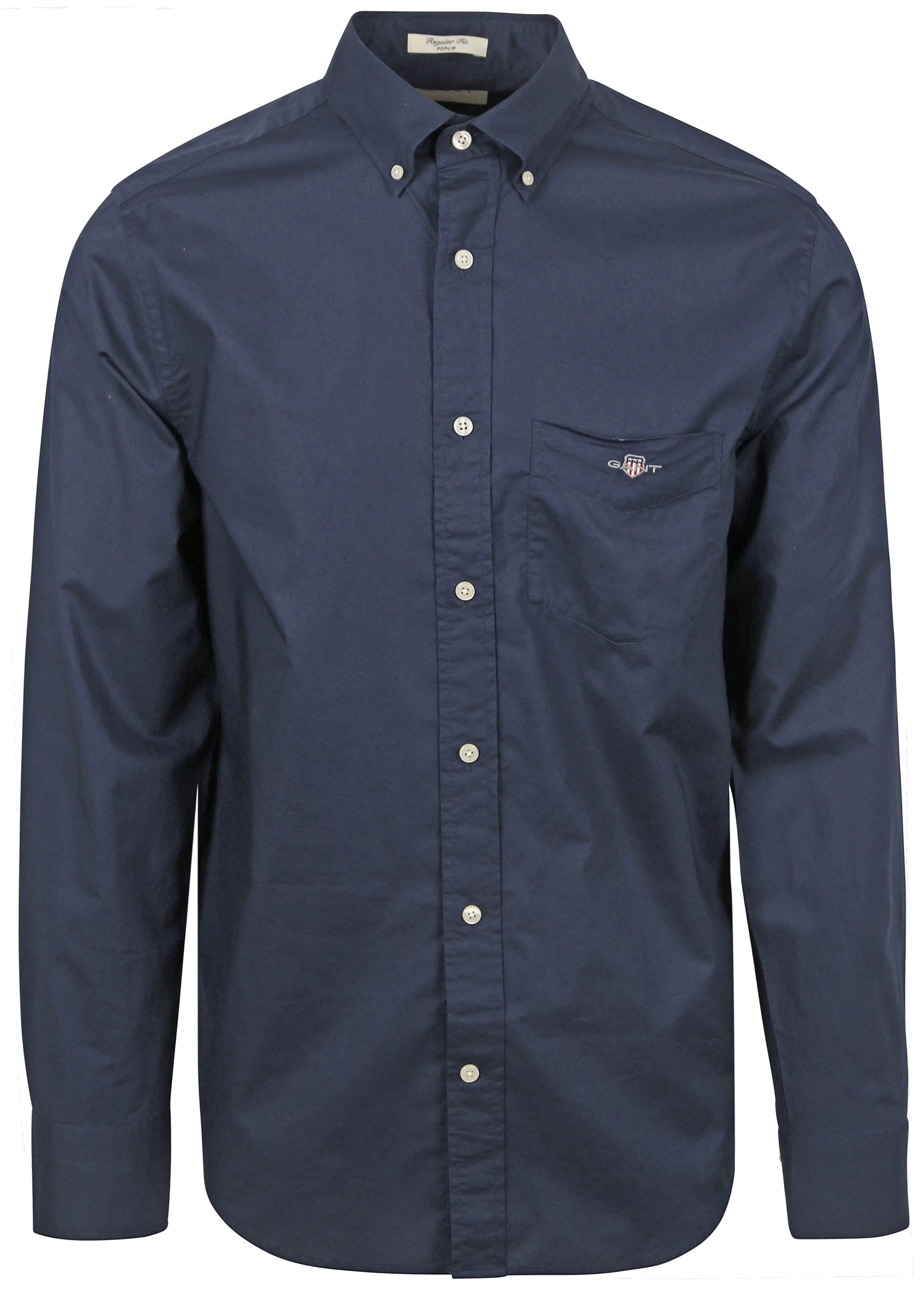 Gant Casual Skjorta Poplin Navy 3000100-410