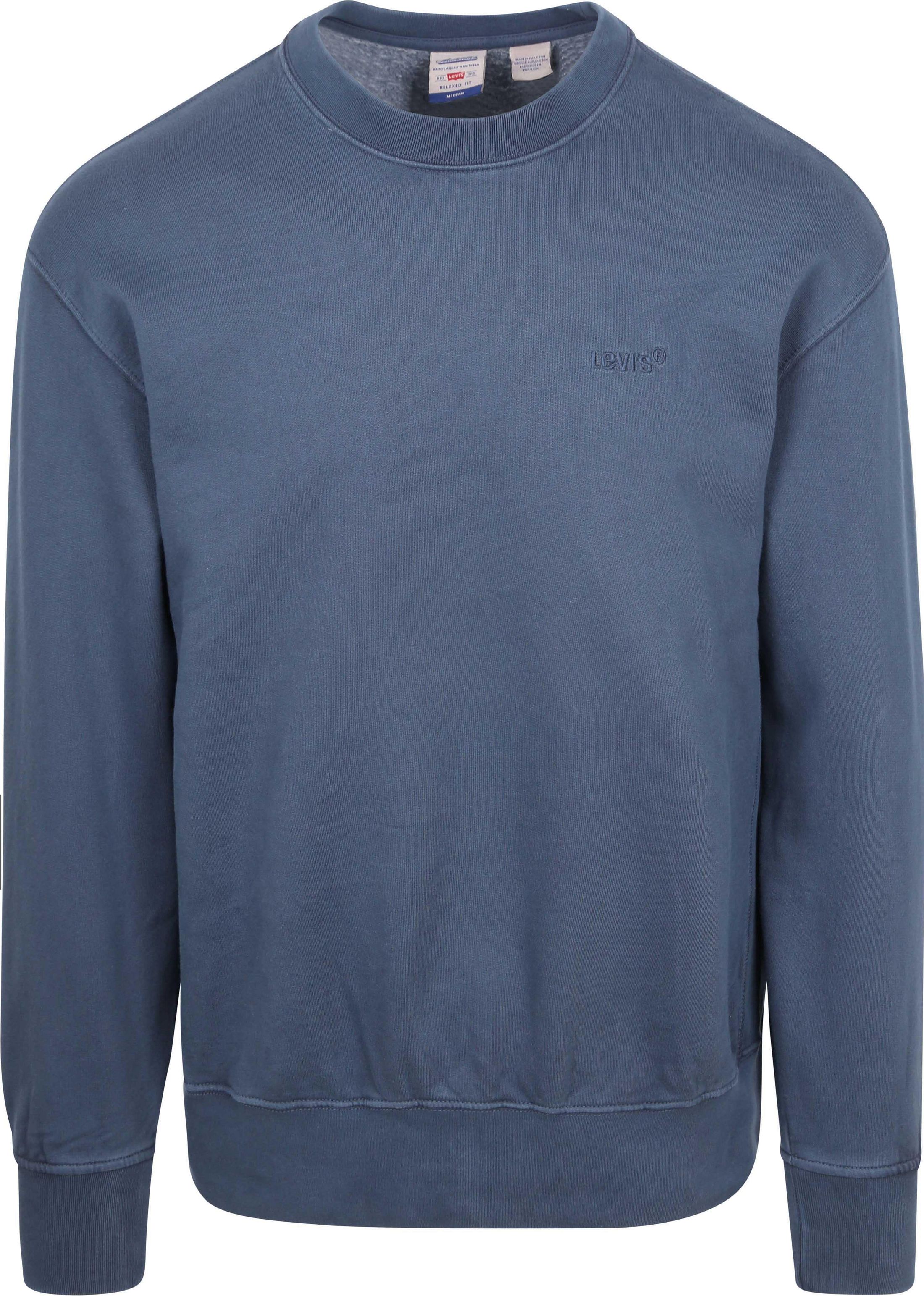 Køb Levi's Sweater Authentic Logo Mørkeblå  | Suitable