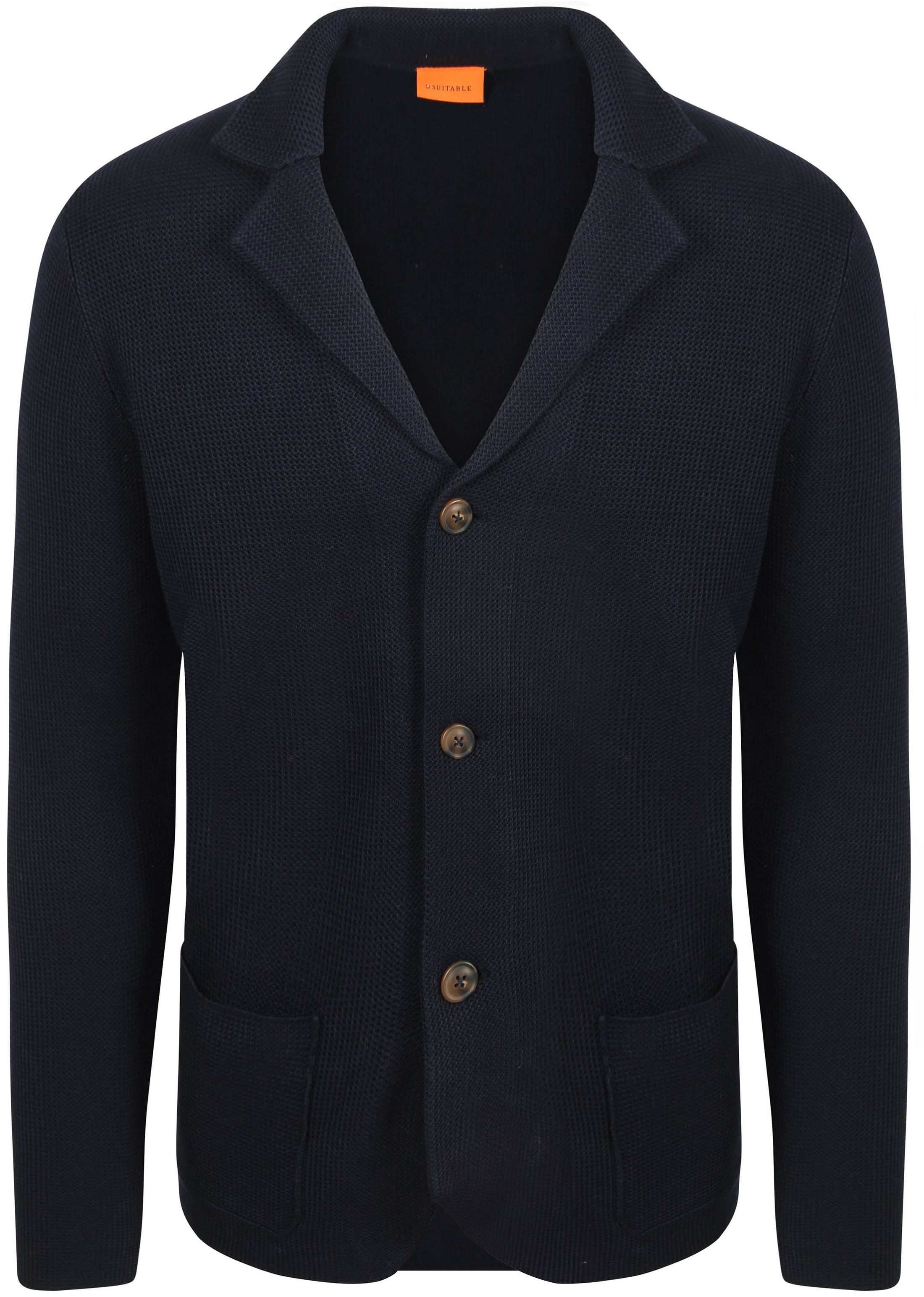 Suitable Cardigan Button Aaron Marinblå SPE26105AA22ST-Navy köp | Suitable