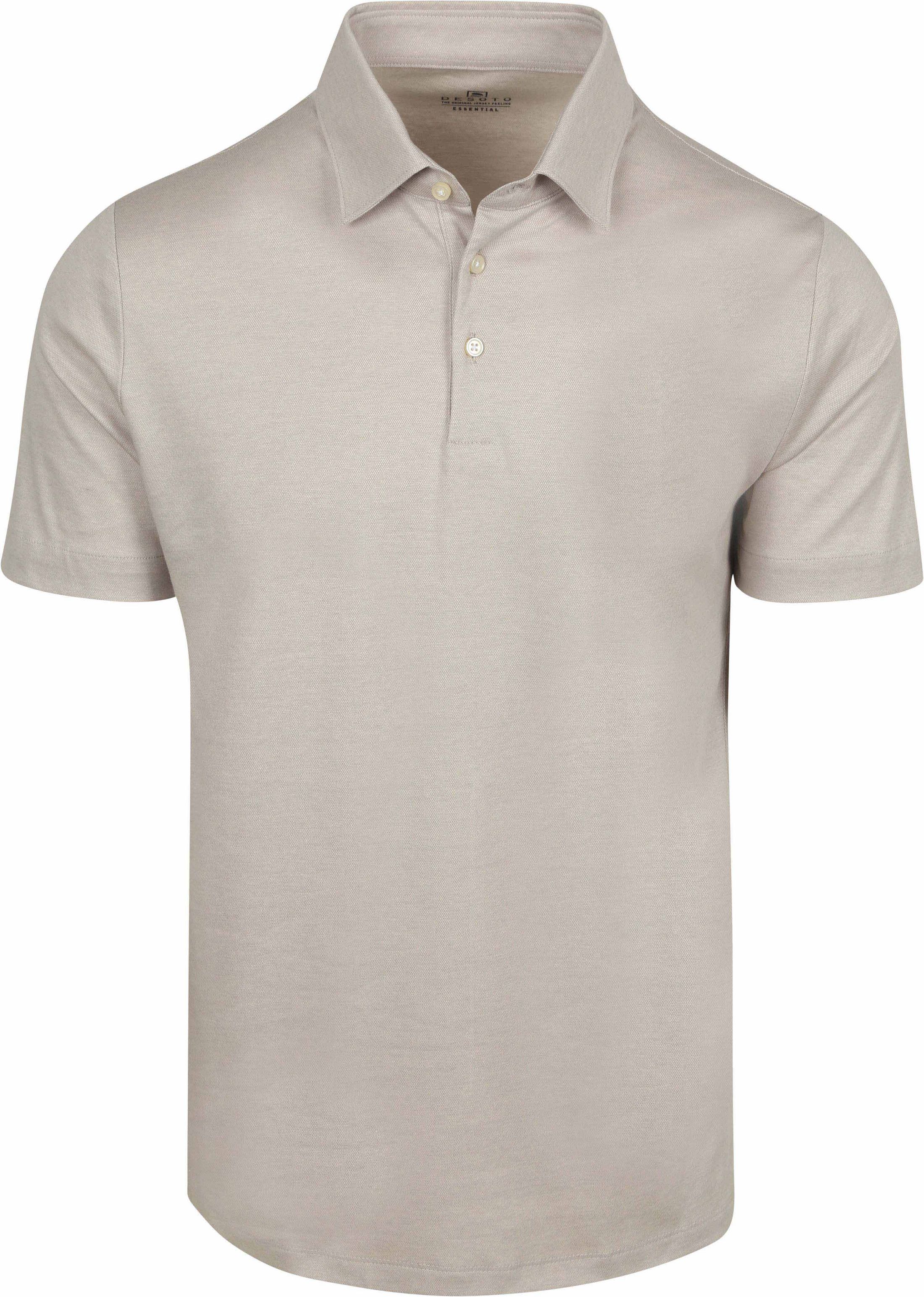 Desoto Poloshirt Essential Greige kopen | Suitable