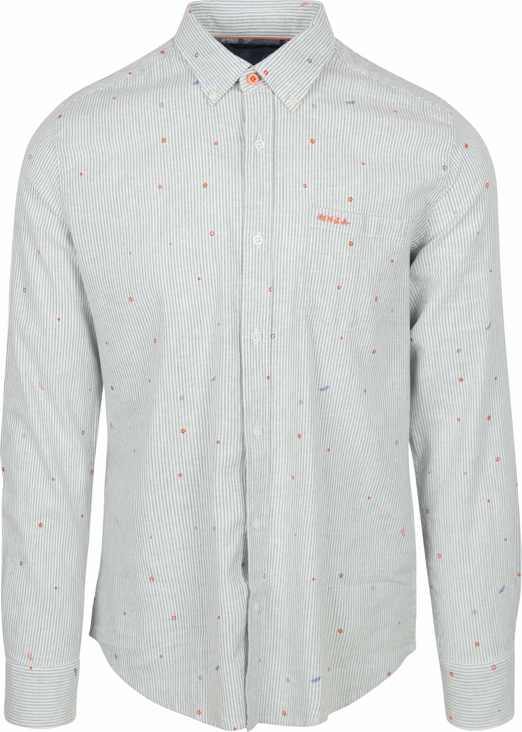 NZA Skjorte Emerson Linen Blend Grøn 25BN514-1742