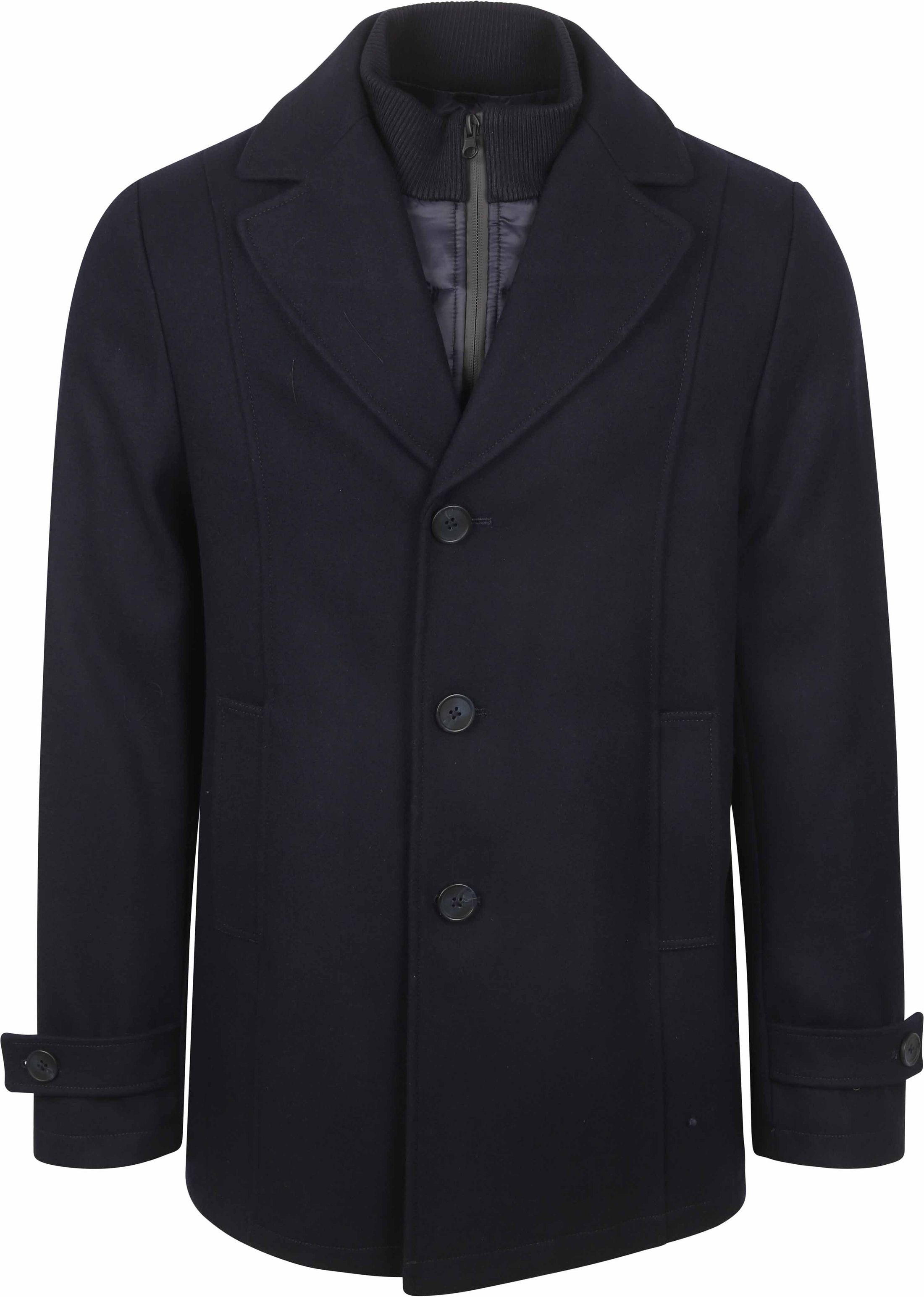 Suitable Caban Coat Wool Navy JA-WOL-SBCAB-STBL-25.01 order online | Suitable