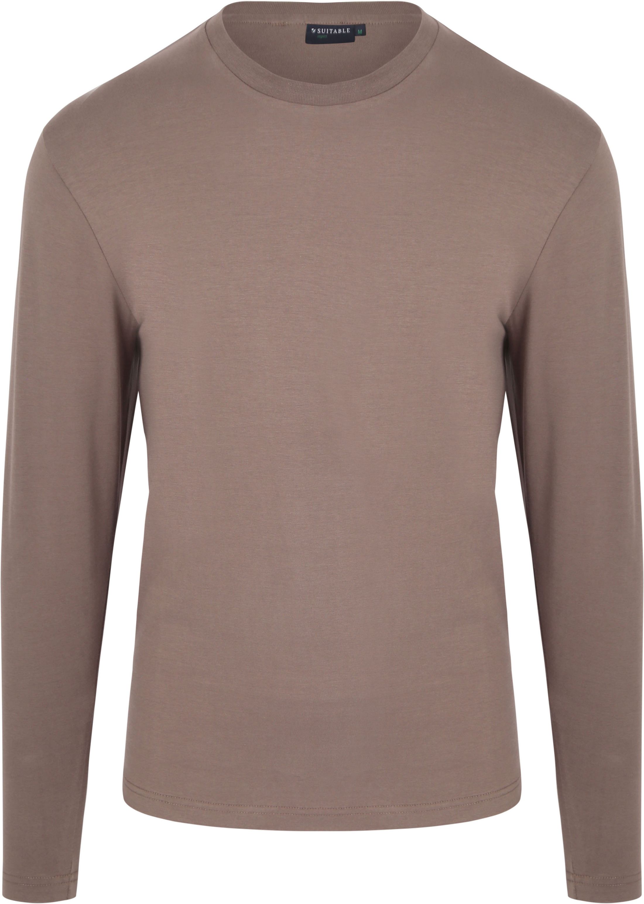 Køb Suitable Respekt Langærmet Heavy T-shirt i Taupe RSP-24LST-HEAVY-TA | Suitable