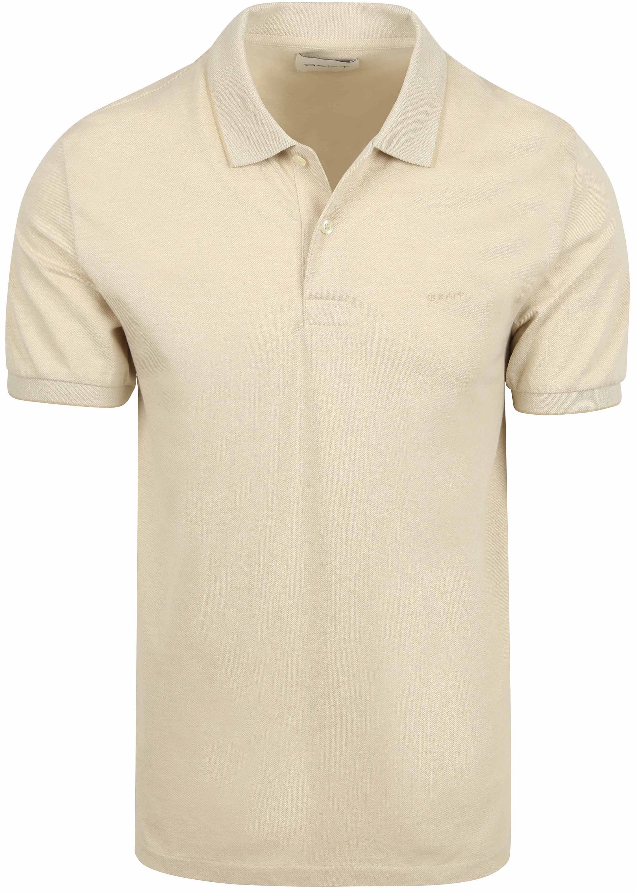 Gant 2Tone Piqué Polo Shirt Ecru order online | 2014102-200 | Suitable Italy