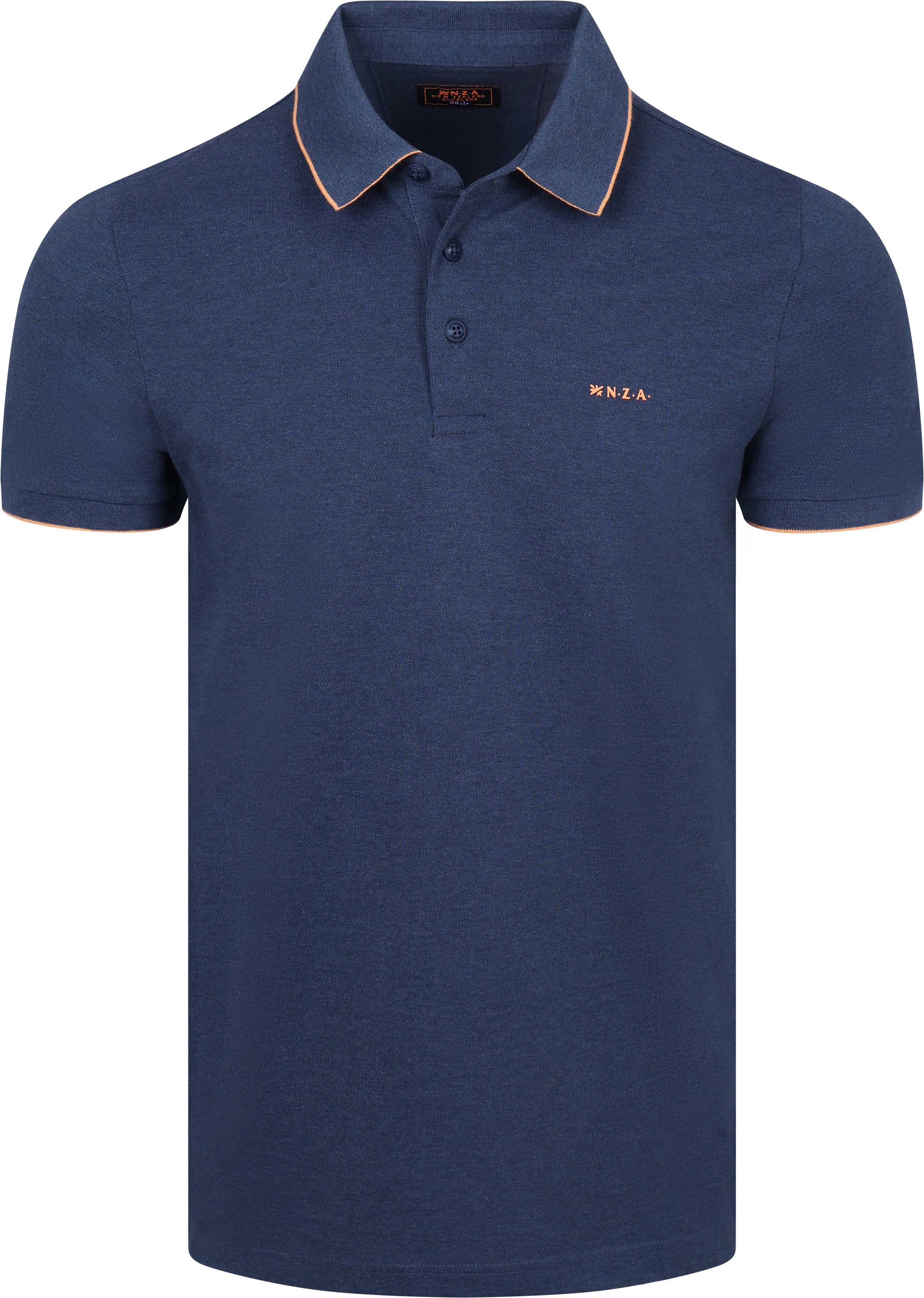 NZA Polo Henley Piké Navy Sky