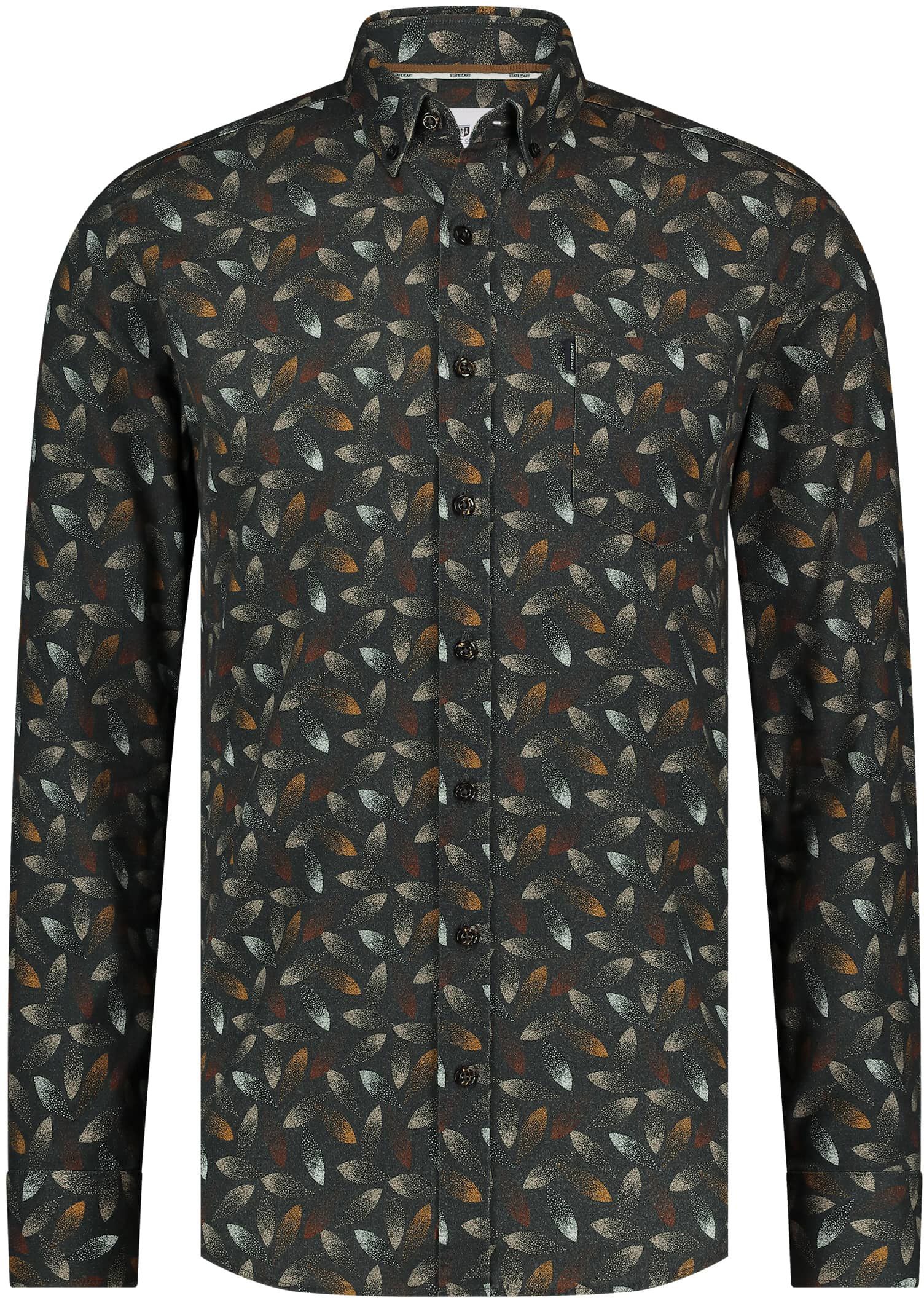 State Of Art Hemd Print Antraciet 21424282-9823 kopen | Suitable