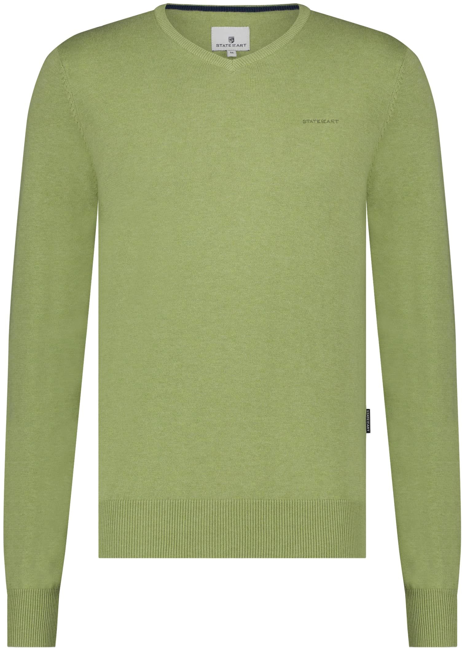 State Of Art Pullover mit V-Ausschnitt Grün 12114030-3100 kaufen | Suitable