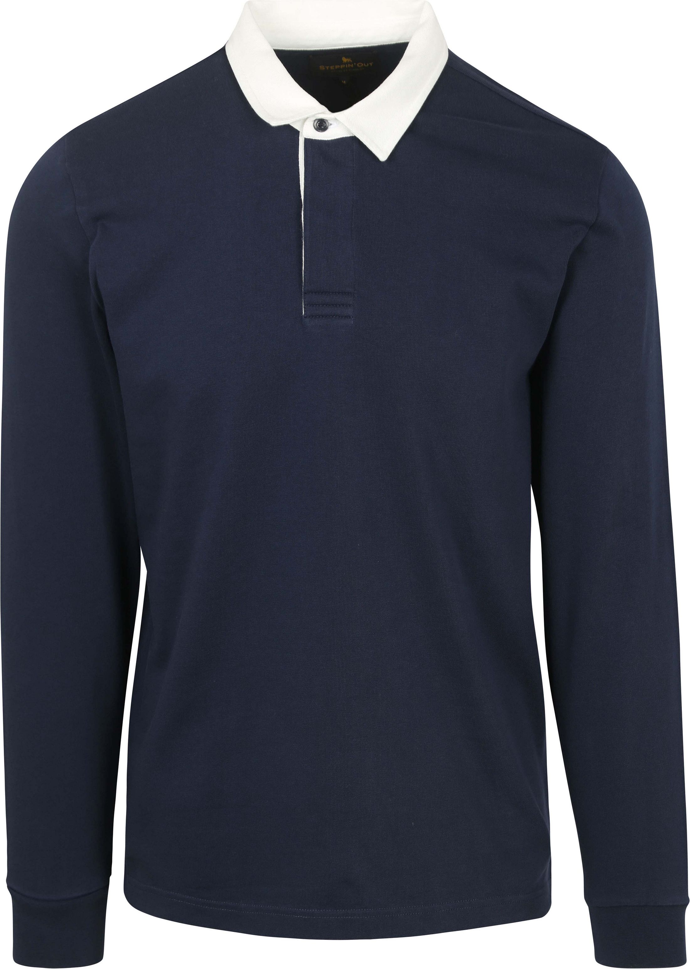 Steppin' Out Rugby Polo Shirt Navy PU-RUGPL-STEP-01 navy order online | Suitable