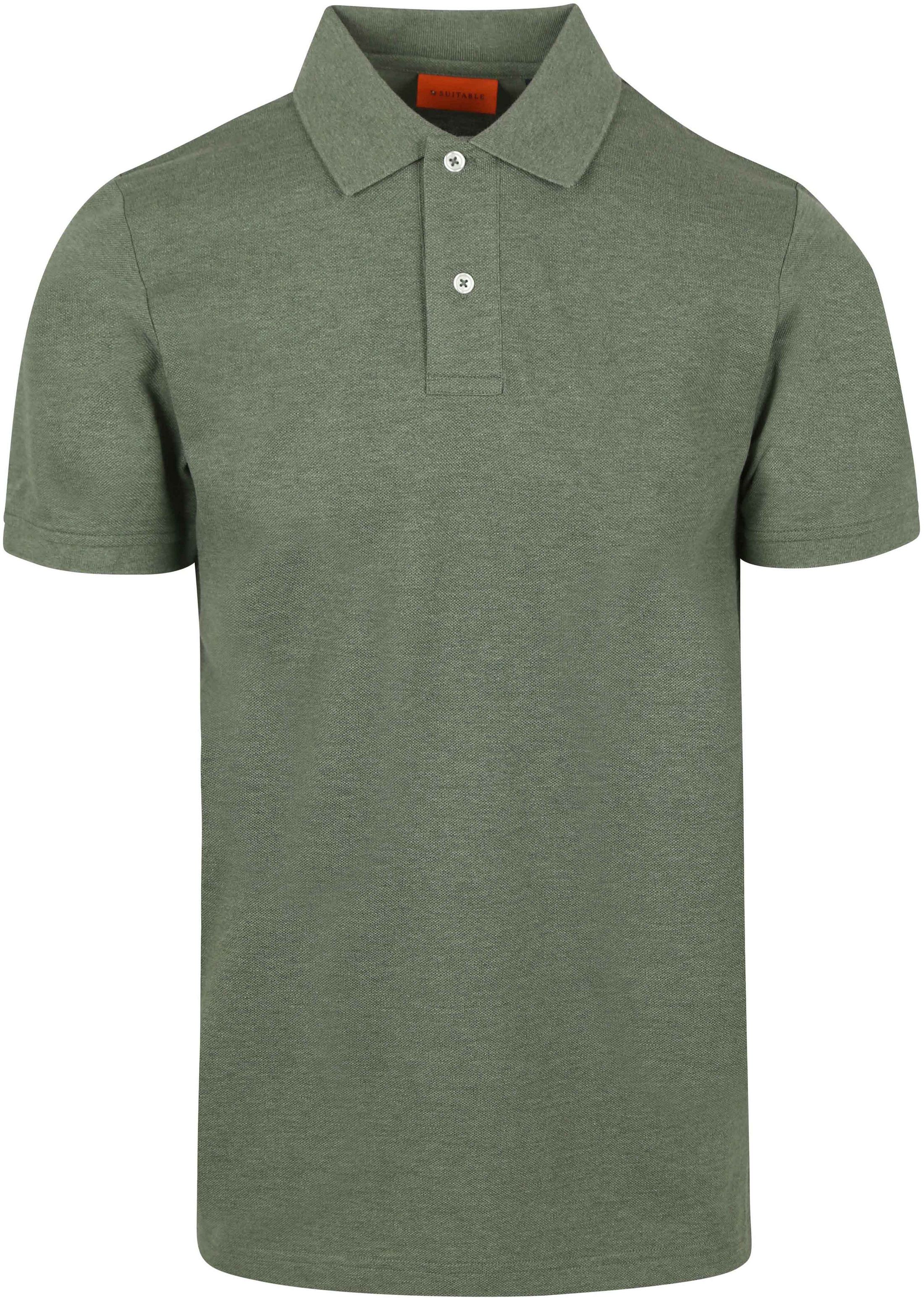 Suitable Mænd Poloshirt Grøn SPE25108FA63ST-361